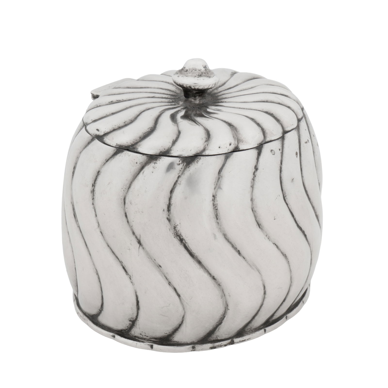 Bucharest 1926-37 An early 20th century Romanian 800 standard silver sugar box or tea caddy - 2