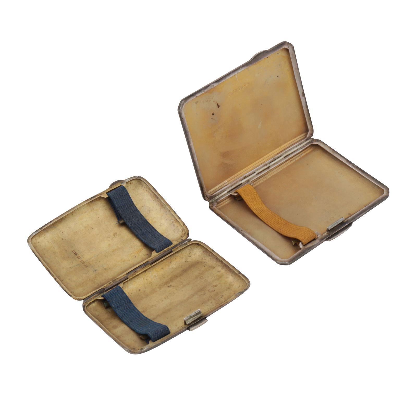 Birmingham 1920 by John Rose A George V sterling silver cigarette case - 2