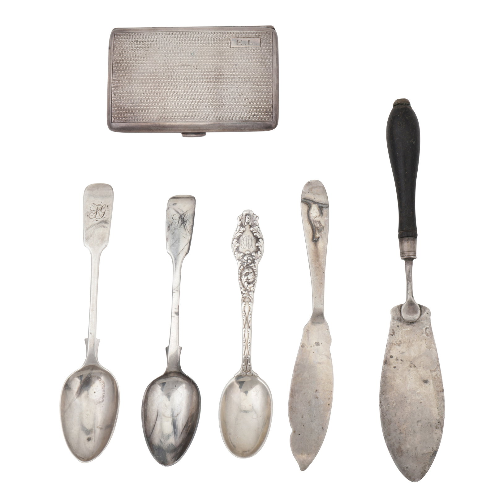 Dublin 1796, no maker’s mark A George III Irish sterling silver butter knife (1 of 1)