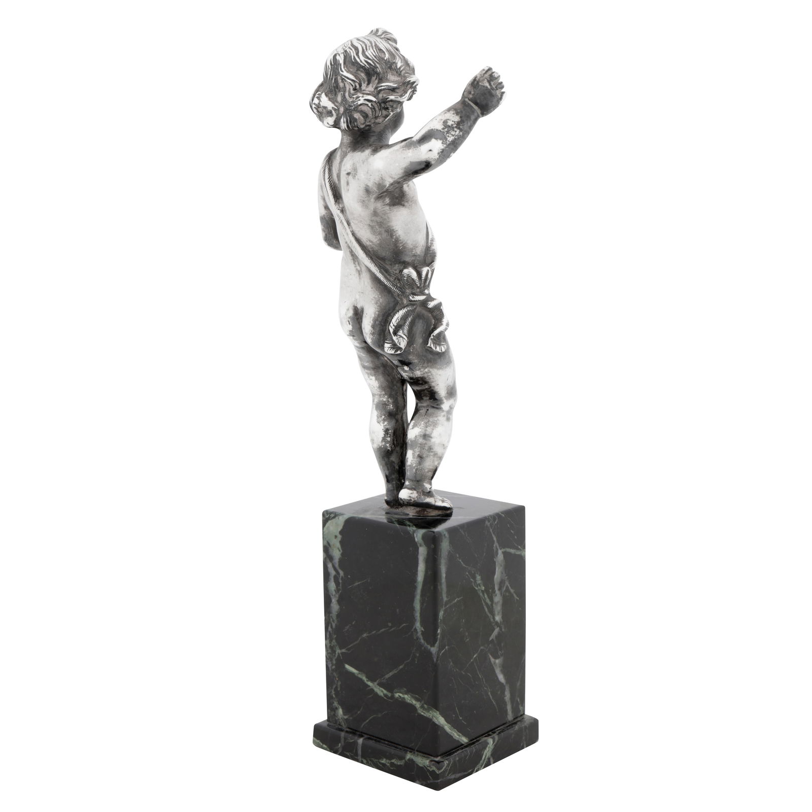 Italian, 19th century An unmarked silver figure of a boy - 2