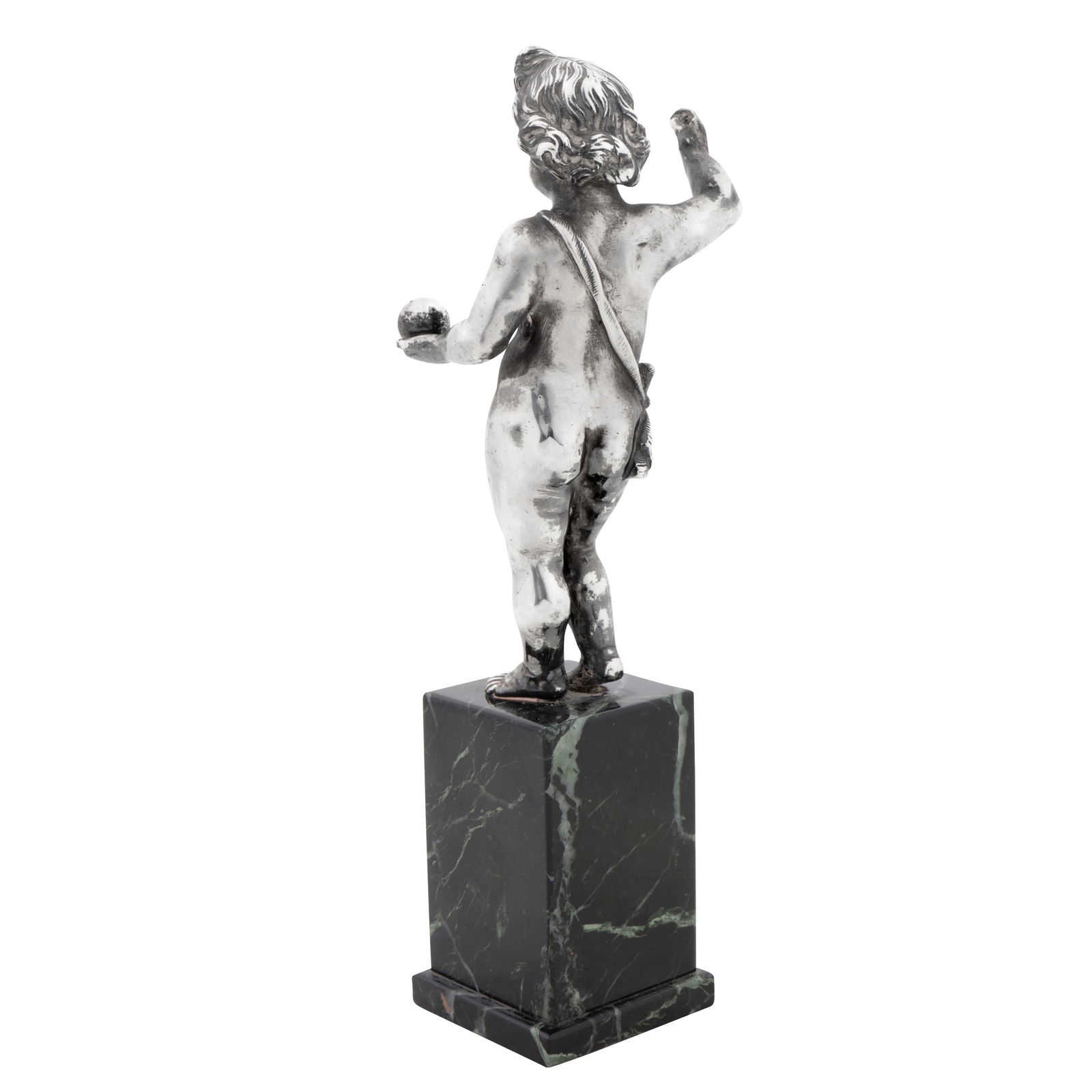 Italian, 19th century An unmarked silver figure of a boy - 4