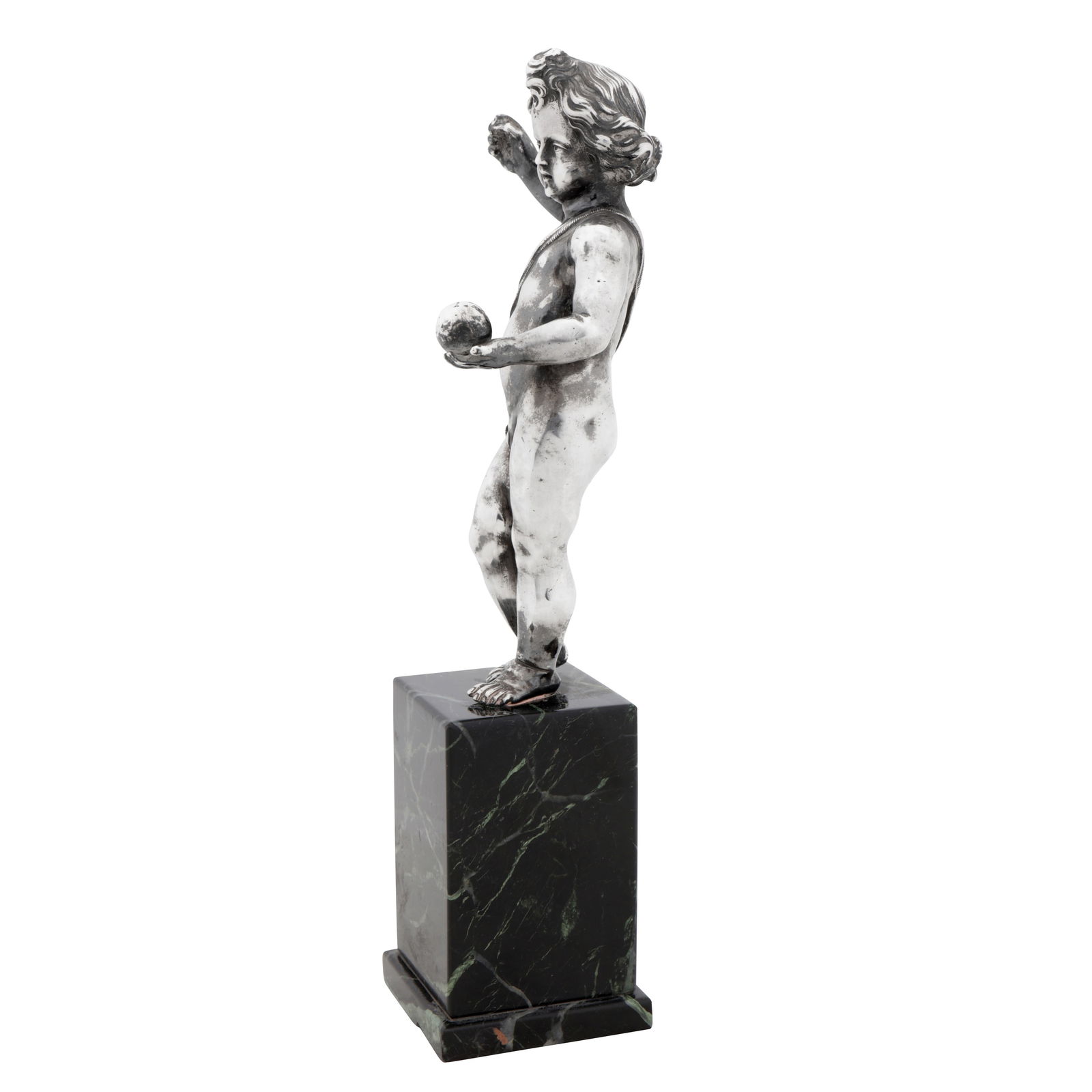 Italian, 19th century An unmarked silver figure of a boy - 5