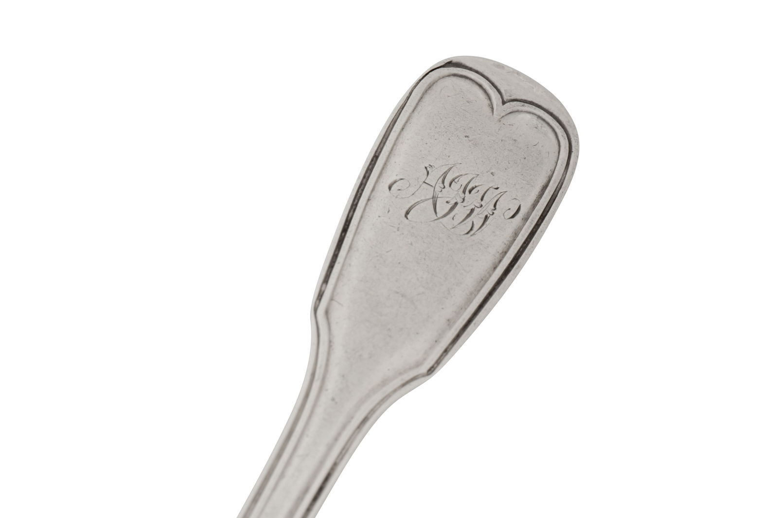 A set of six George III sterling silver teaspoons, London 1815 by Paul Storr (1771 - 1844, reg. 12th - 3