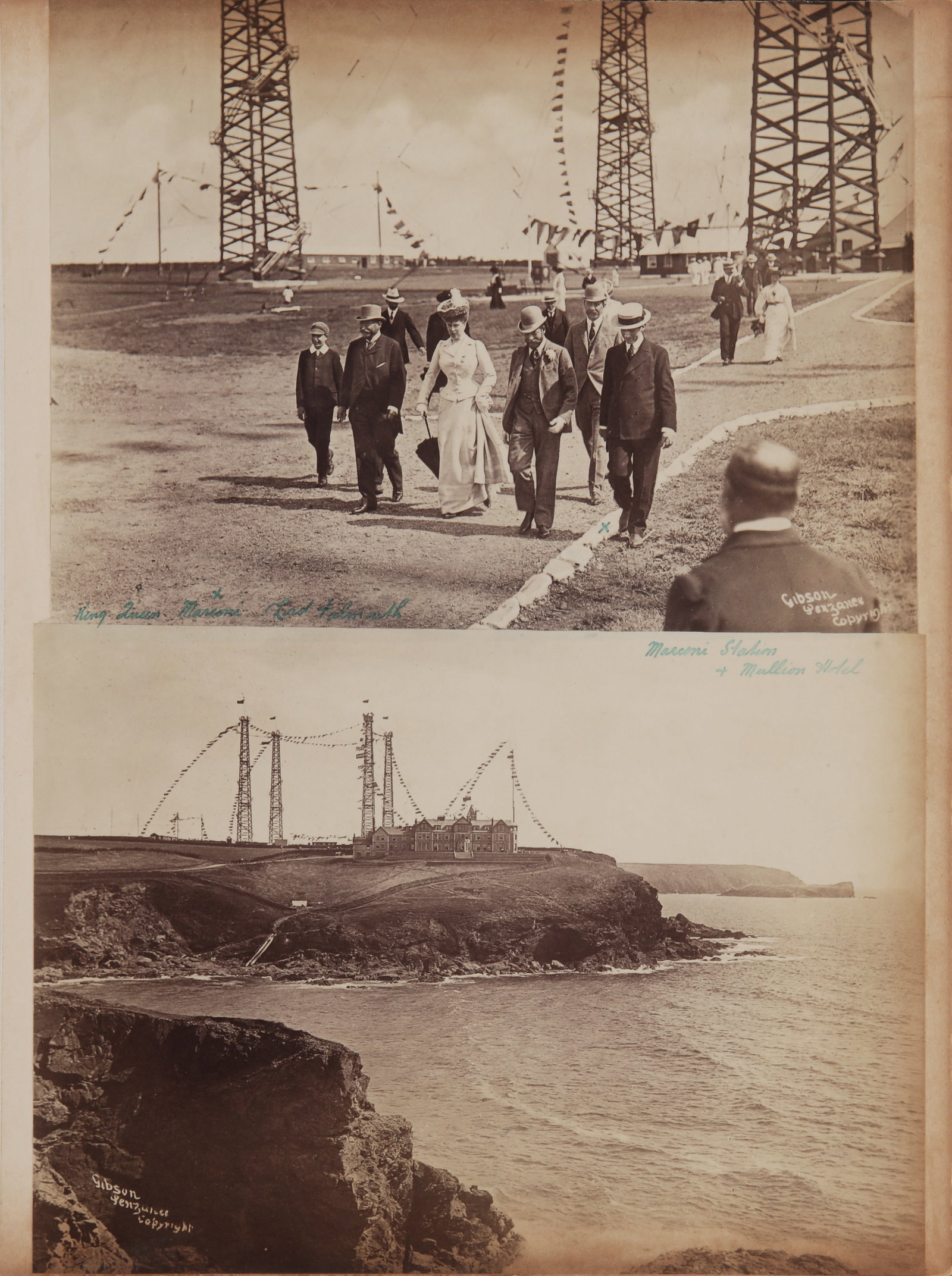 Francis Frith & Co, and others Album of Cornwall Views, c.1890s-1900s: An album of 32 mixed albumen and early silver prints, image sizes 12 x 15.5cm (smallest) to 20.5 x 28.3cm (largest), most captioned in ink lower margin. Photographers include Francis Frith & Co.; Gibs