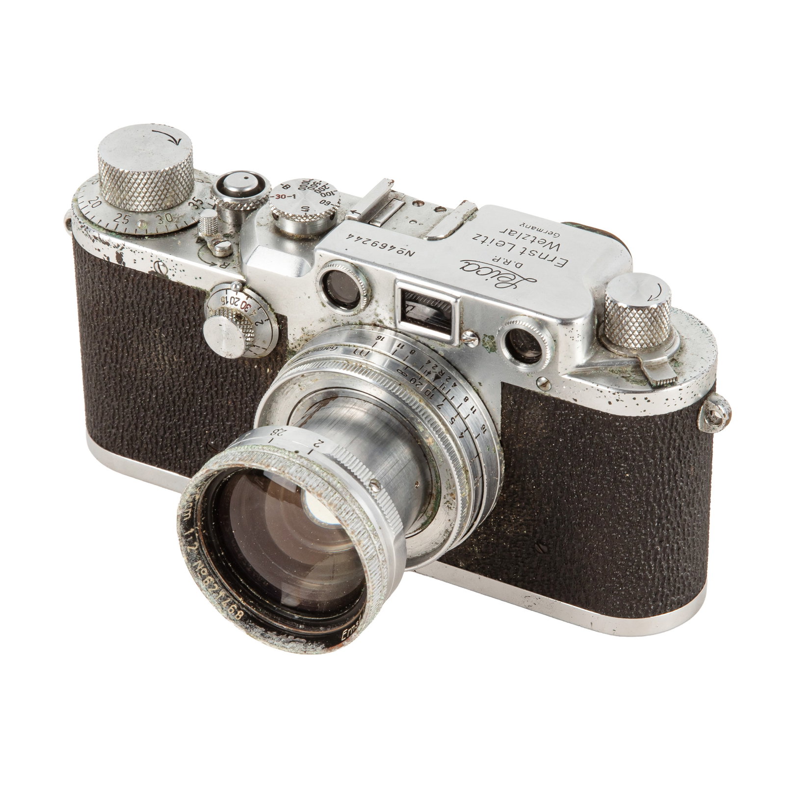 Leica IIIc Sharkskin Rangefinder Camera (1 of 1)