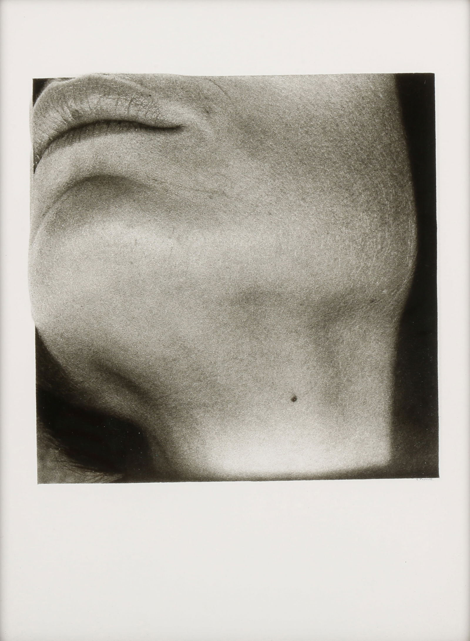 Claude Fauville (b.1940) Untitled, 1980s: Two silver gelatin prints, each flush-mounted to card, each image 40.5 x 30.5cm, each signed by the photographer in black ink recto, each framed, frame size 42.3 x32.3cm.