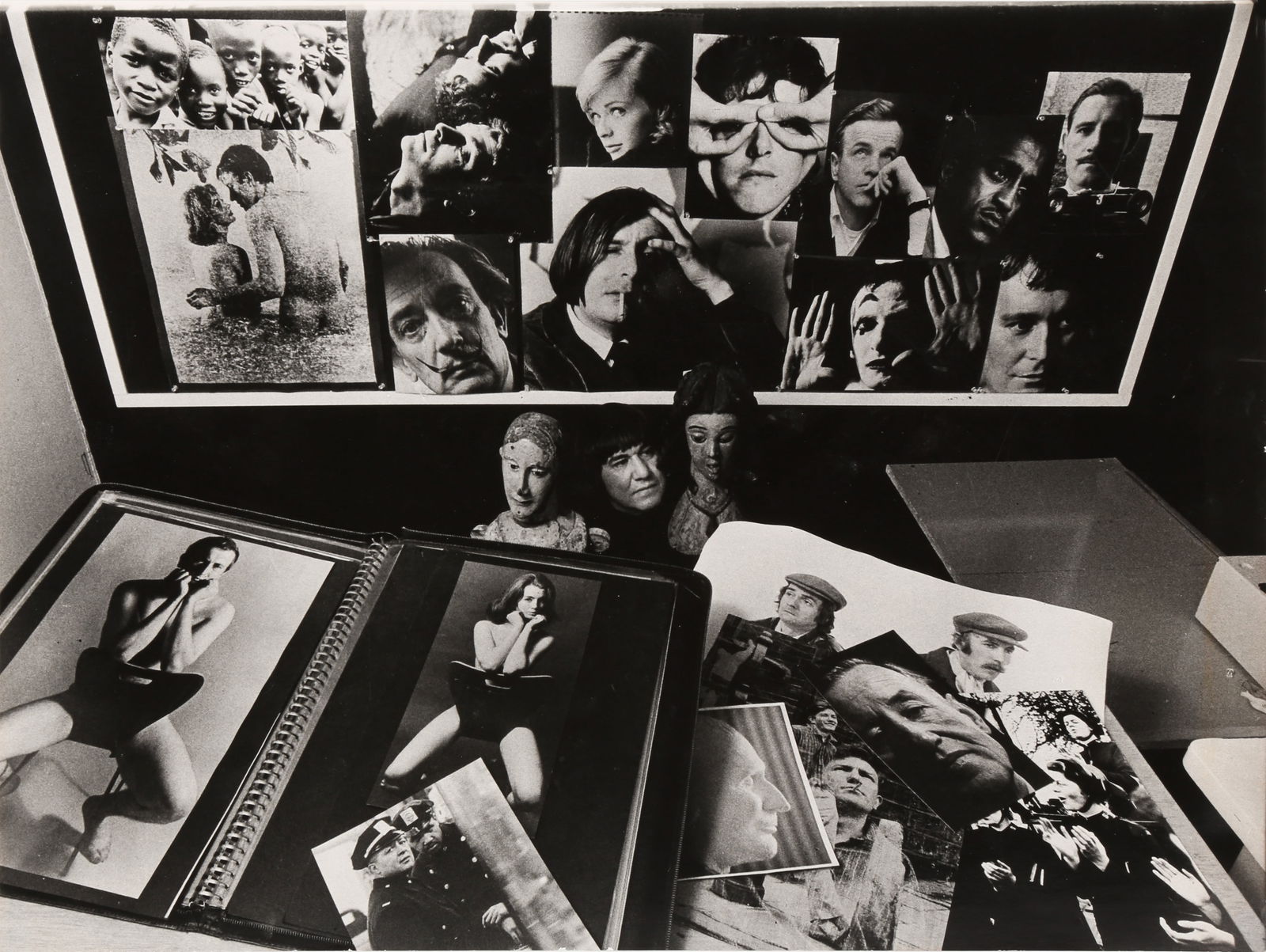§ Lewis Morley (1925-2013) Studio Wall [My First Australian Studio], 1972: Silver gelatin print, printed 1999, image/sheet size 30 x 40cm, signed, titled, and dated by the photographer in ink verso, with Morley's hand-dated copyright stamp verso.