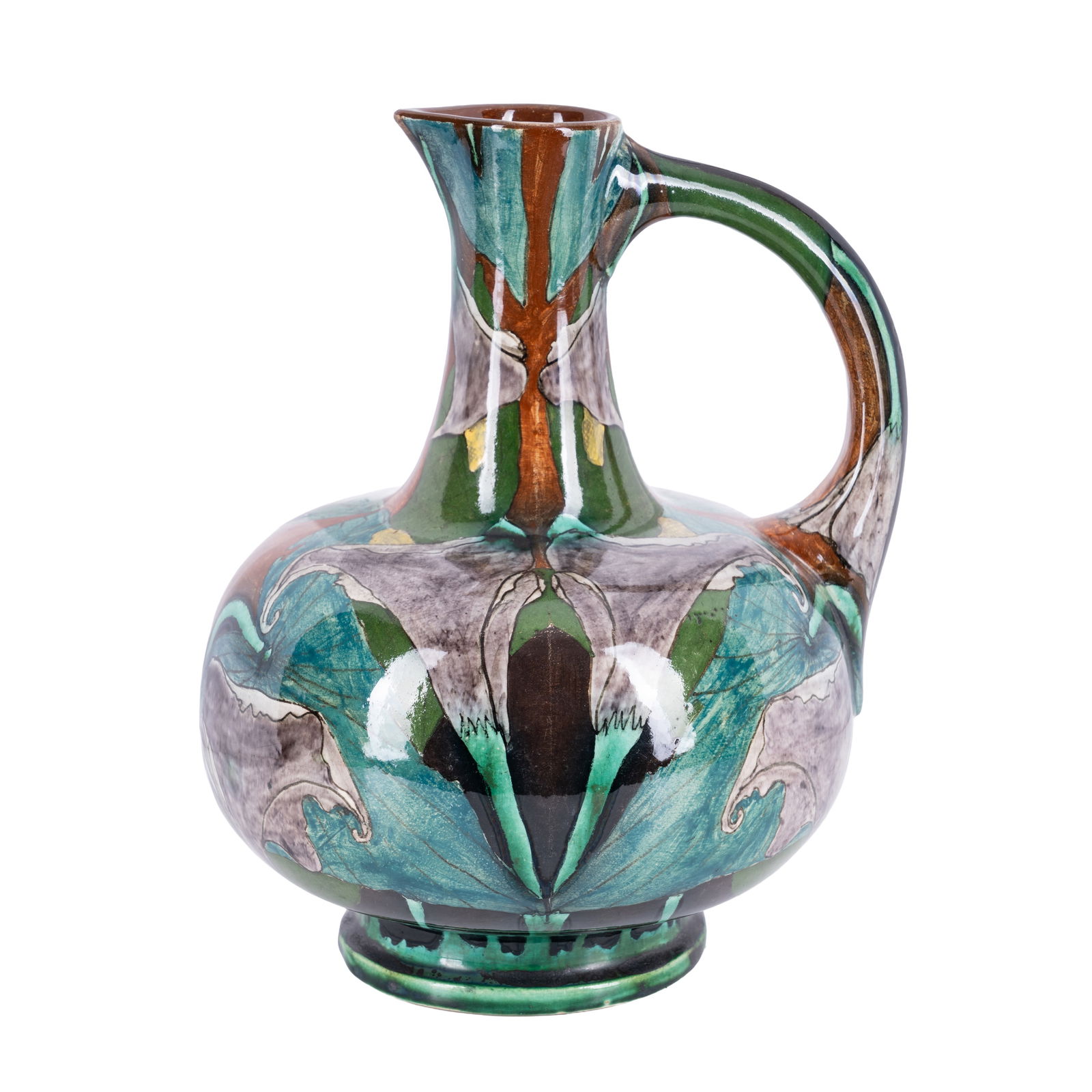 Brantjes & Co, Purmerende, Holland Art Nouveau jug, model no. 1025 (1 of 1)