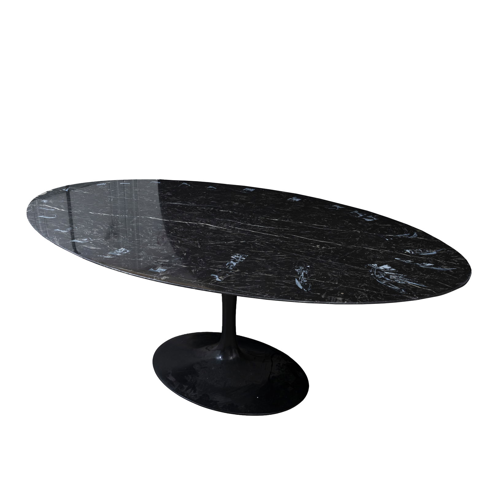 Attributed to Eero Saarinen (Finnish-American 1910-1961) for Knoll Oval 'Tulip' table (1 of 1)