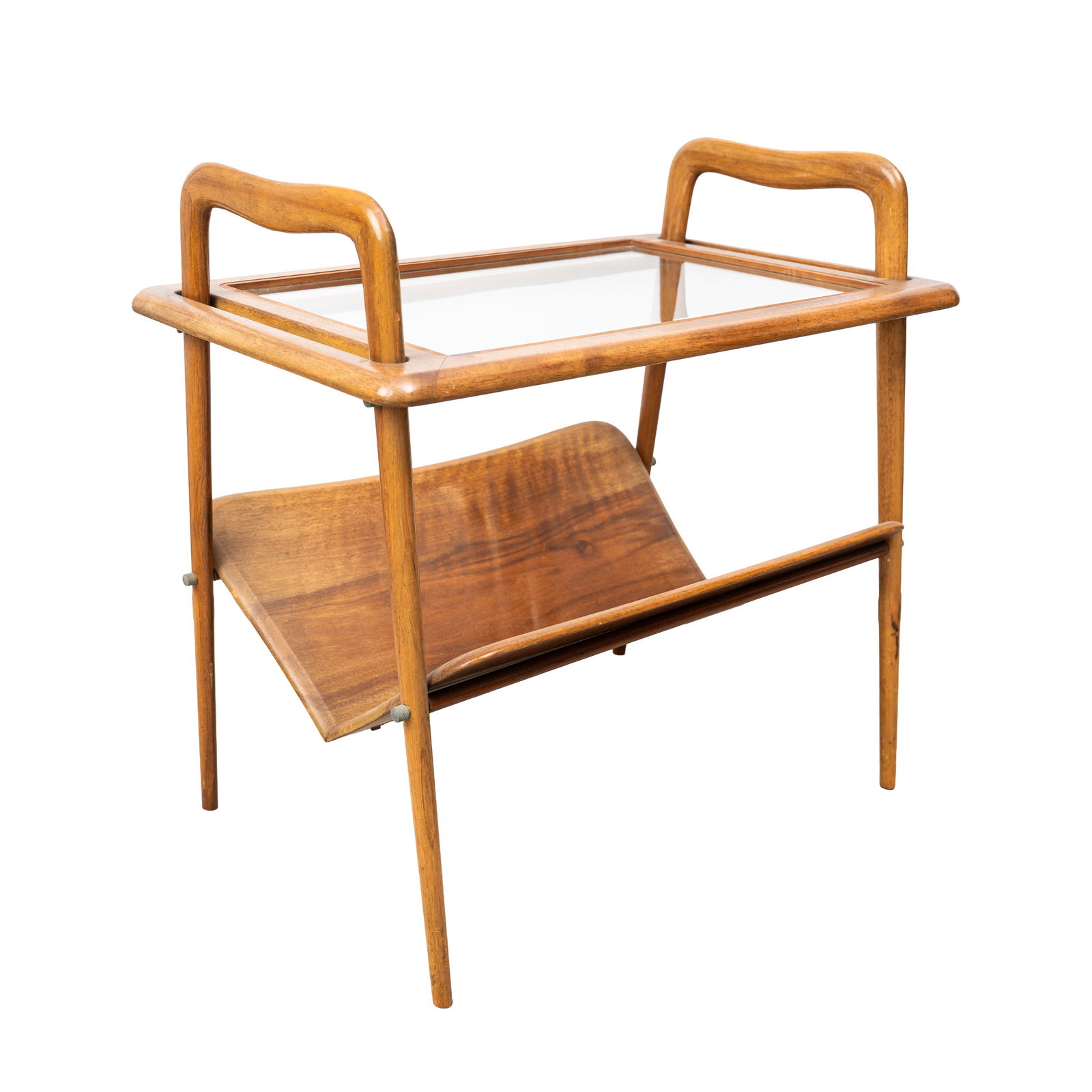 Ico Parisi (Italian 1916-1996) Low side table with magazine rack (1 of 1)