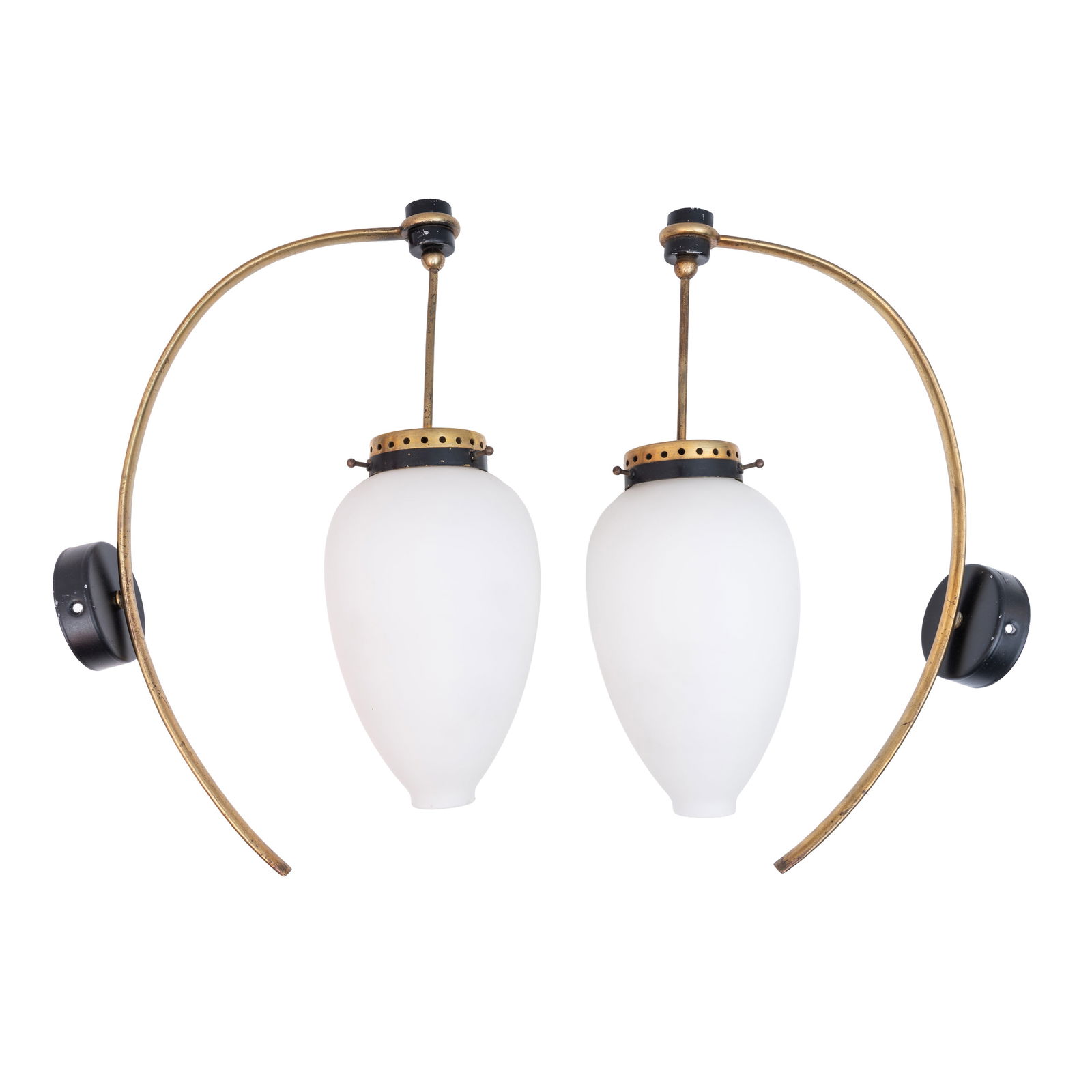 Angelo Lelli (Italian 1911-1989) for Stilnovo, Italy Pair of wall lights (1 of 1)