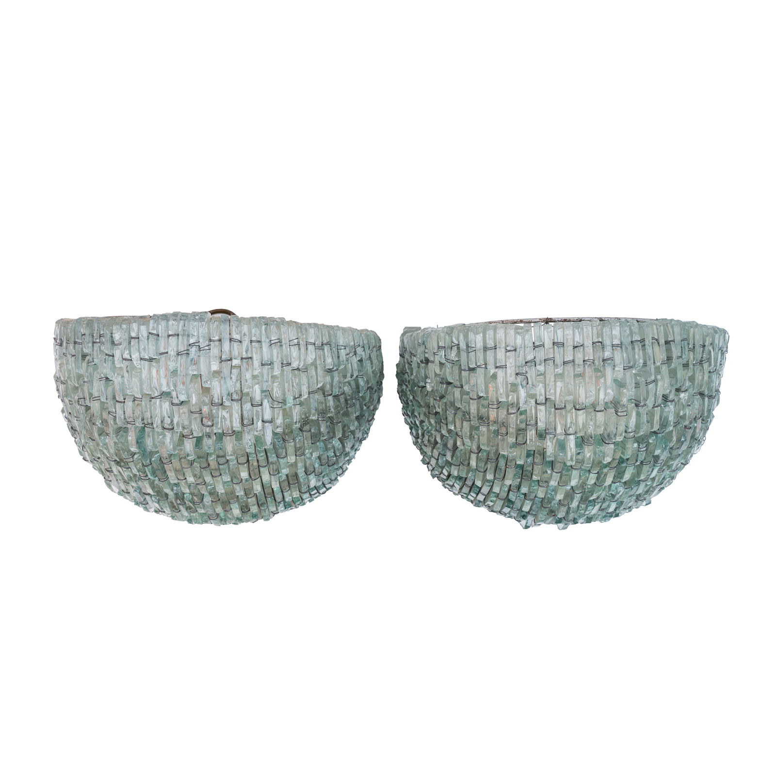 Albano Poli (Italian) for Poliarte, Italy Pair of Brutalist wall sconce or uplights (1 of 1)