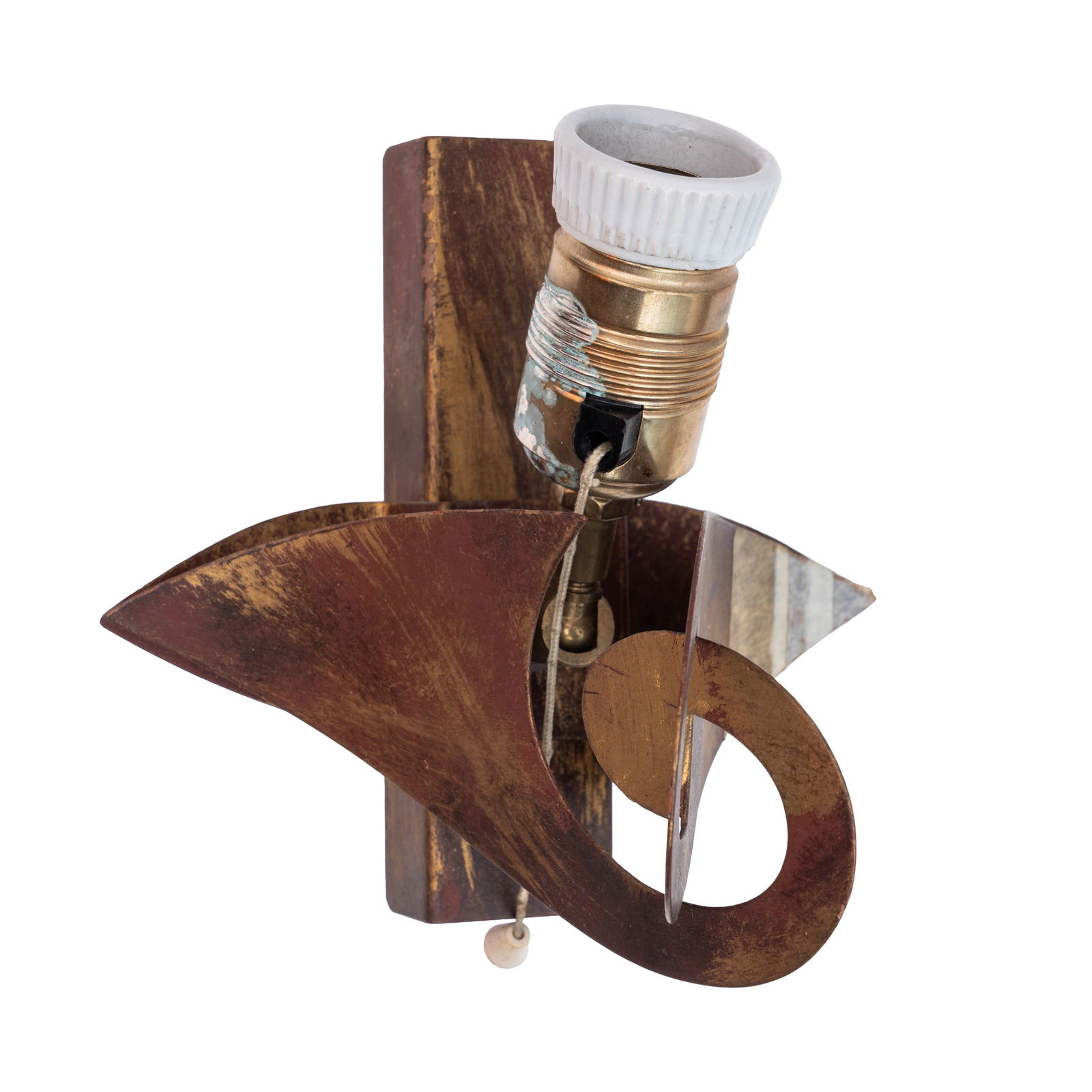 Mid Century, Italy Brutalist wall sconce (1 of 1)