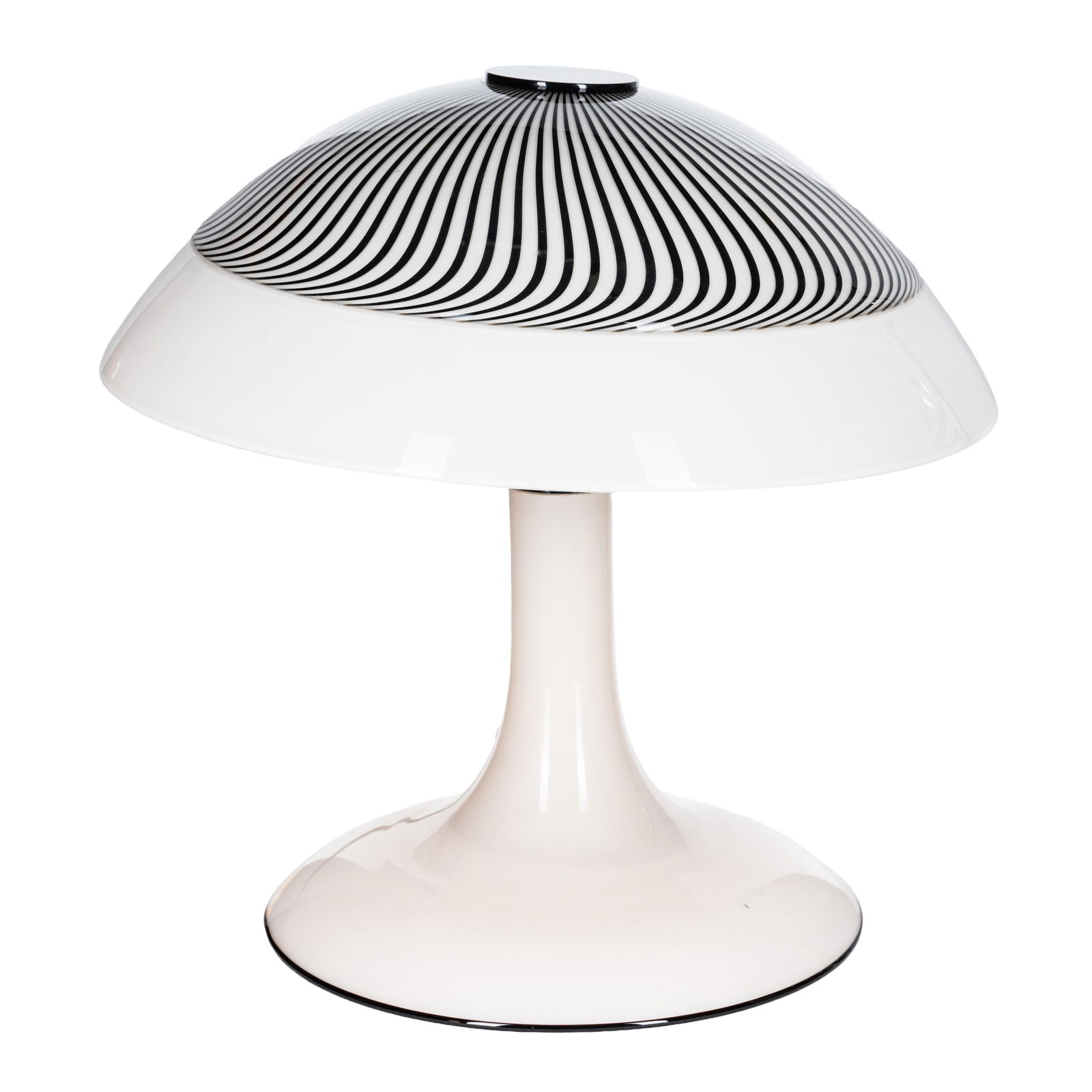 Attributed to Lino Tagliapietra (Italian, b.1934) for Effetre International Murano Glass Table Lamp: Circa 1970s Glass, metal Unmarked 34cm high