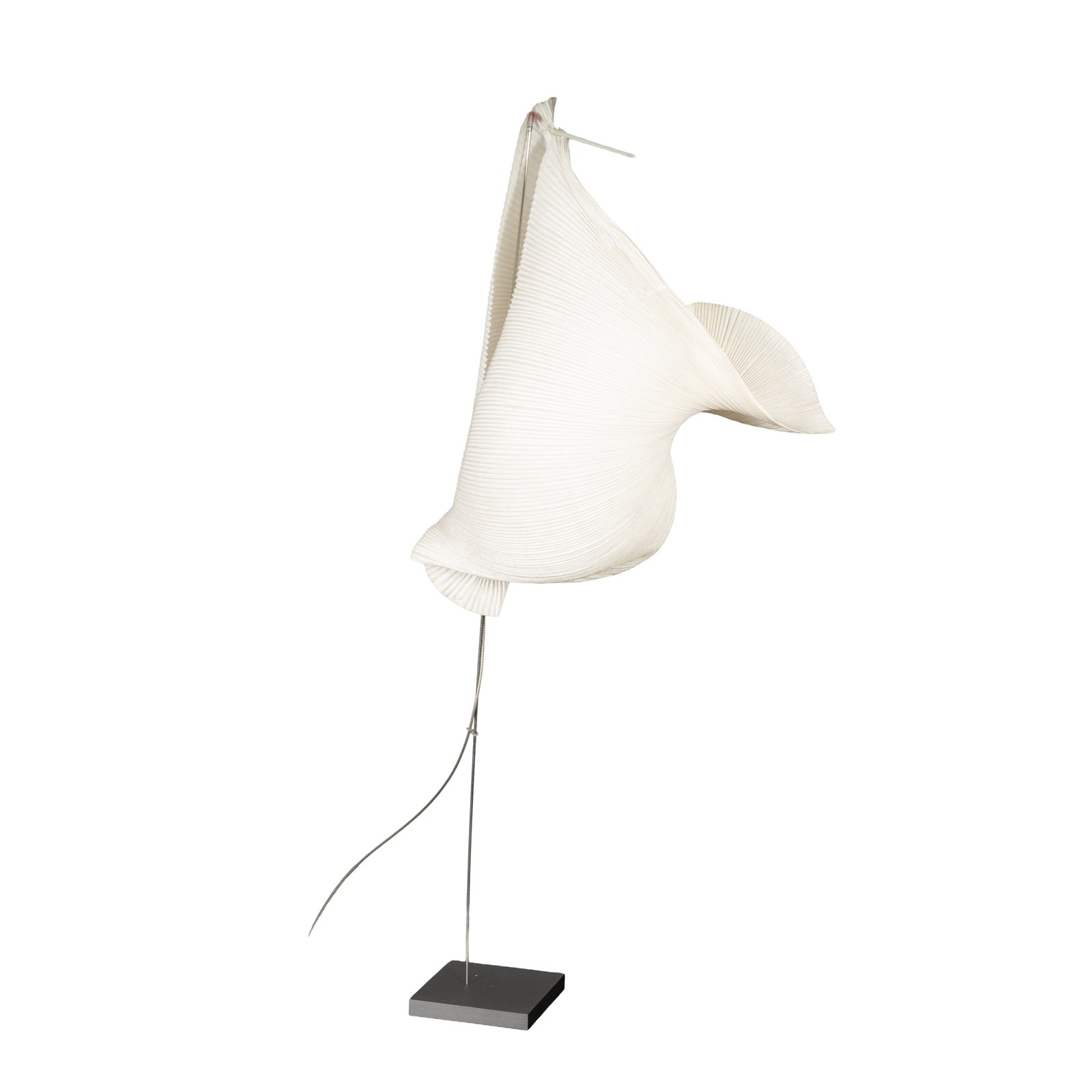 Ingo Maurer (German, 1932-2019) 'Gaku' Table Lamp: 1998 Paper, steel Applied makers label to underside 90cm high