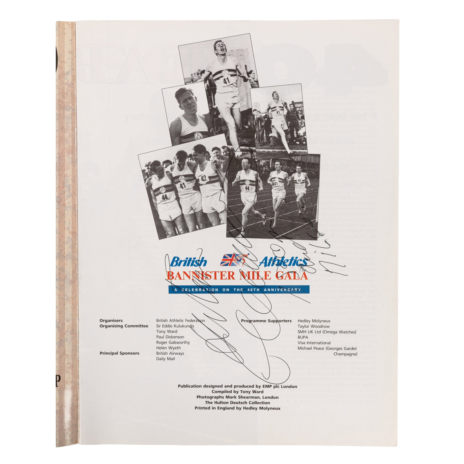 Athletics Interest.- Incl. Roger Bannister Signed programme - 2