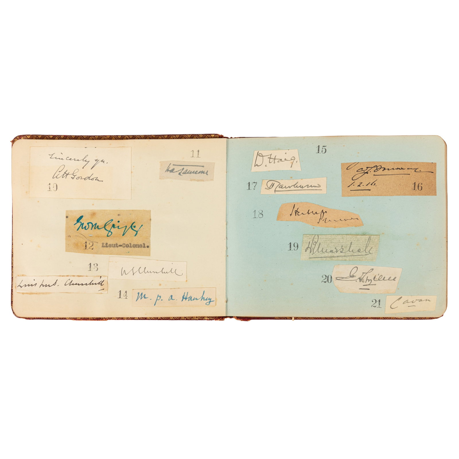 Autograph Album.- Incl. Winston Churchill, Ernest Shackleton early 20th century - 7