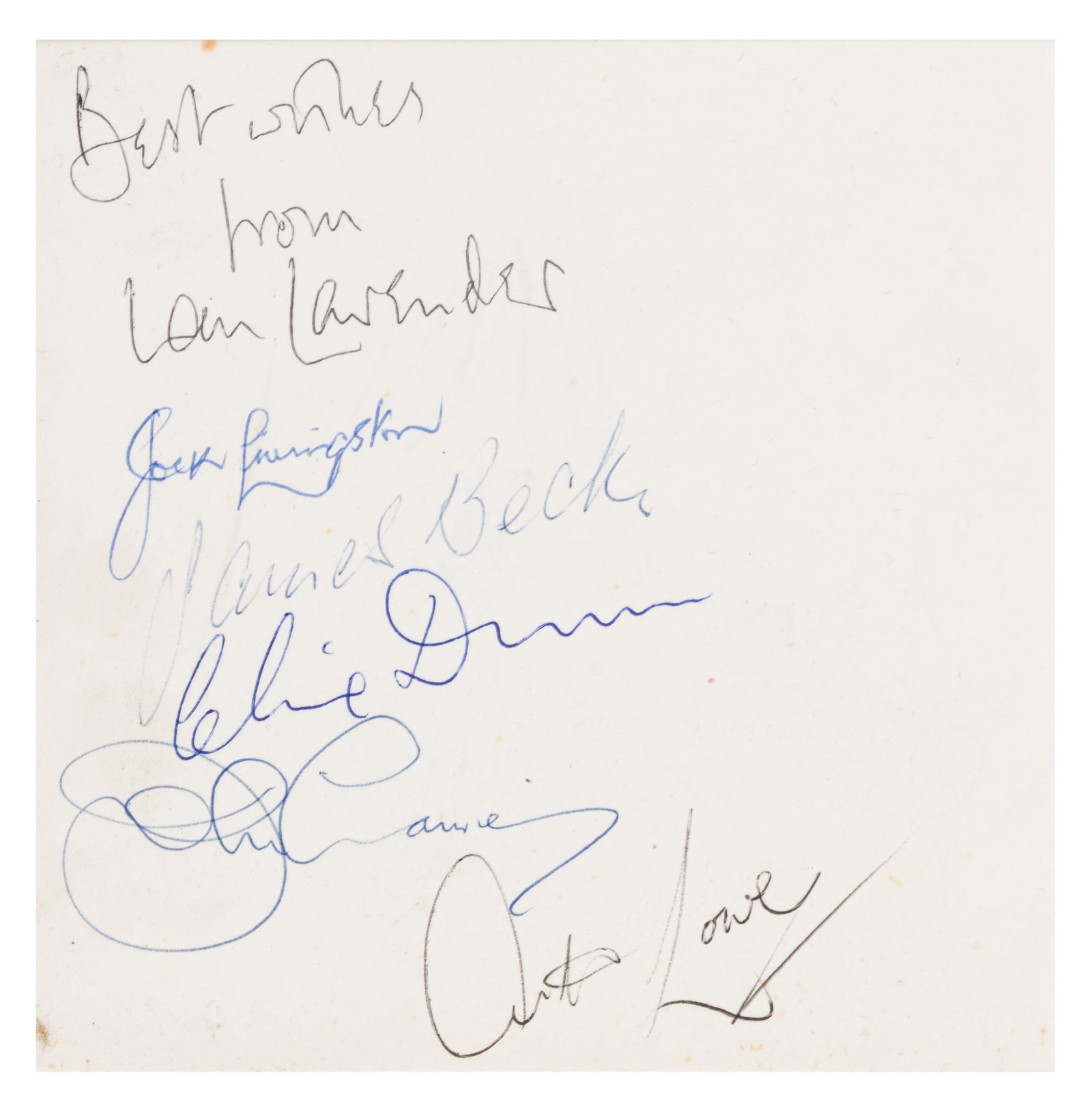 Dad's Army Interest Set of signatures - 2