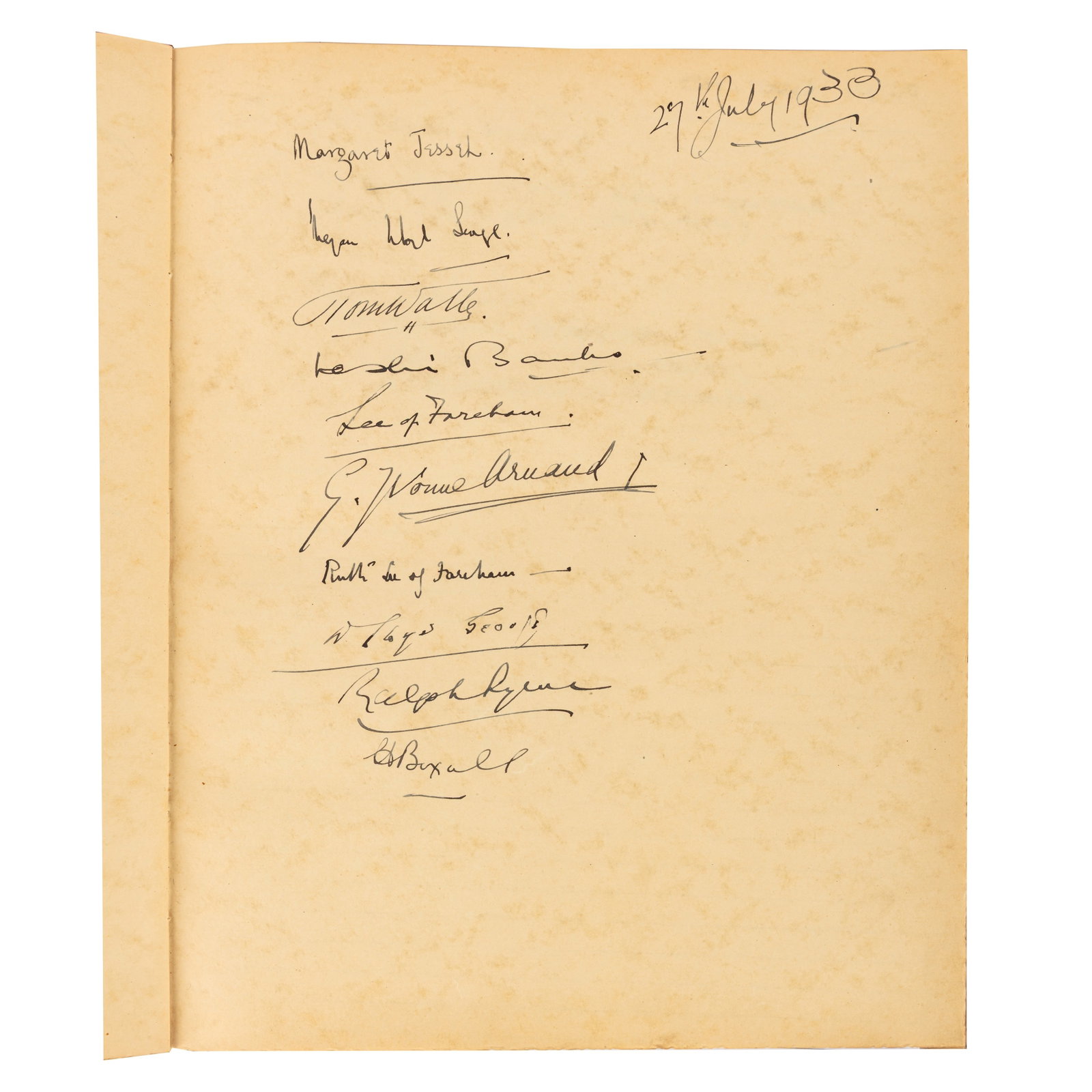 Autograph Album.- Incl. Edward, Prince of Wales c. 1930s - 4