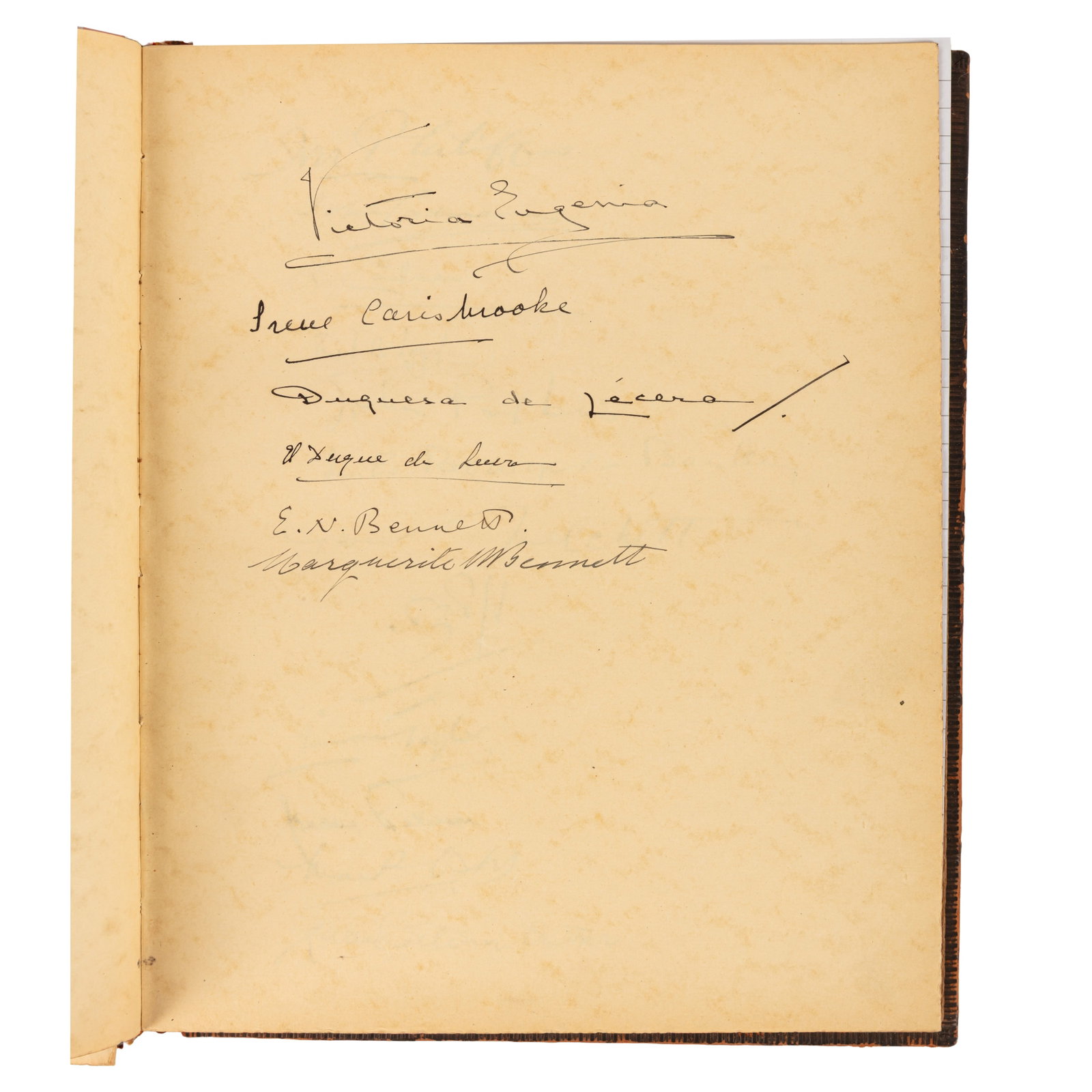 Autograph Album.- Incl. Edward, Prince of Wales c. 1930s - 5