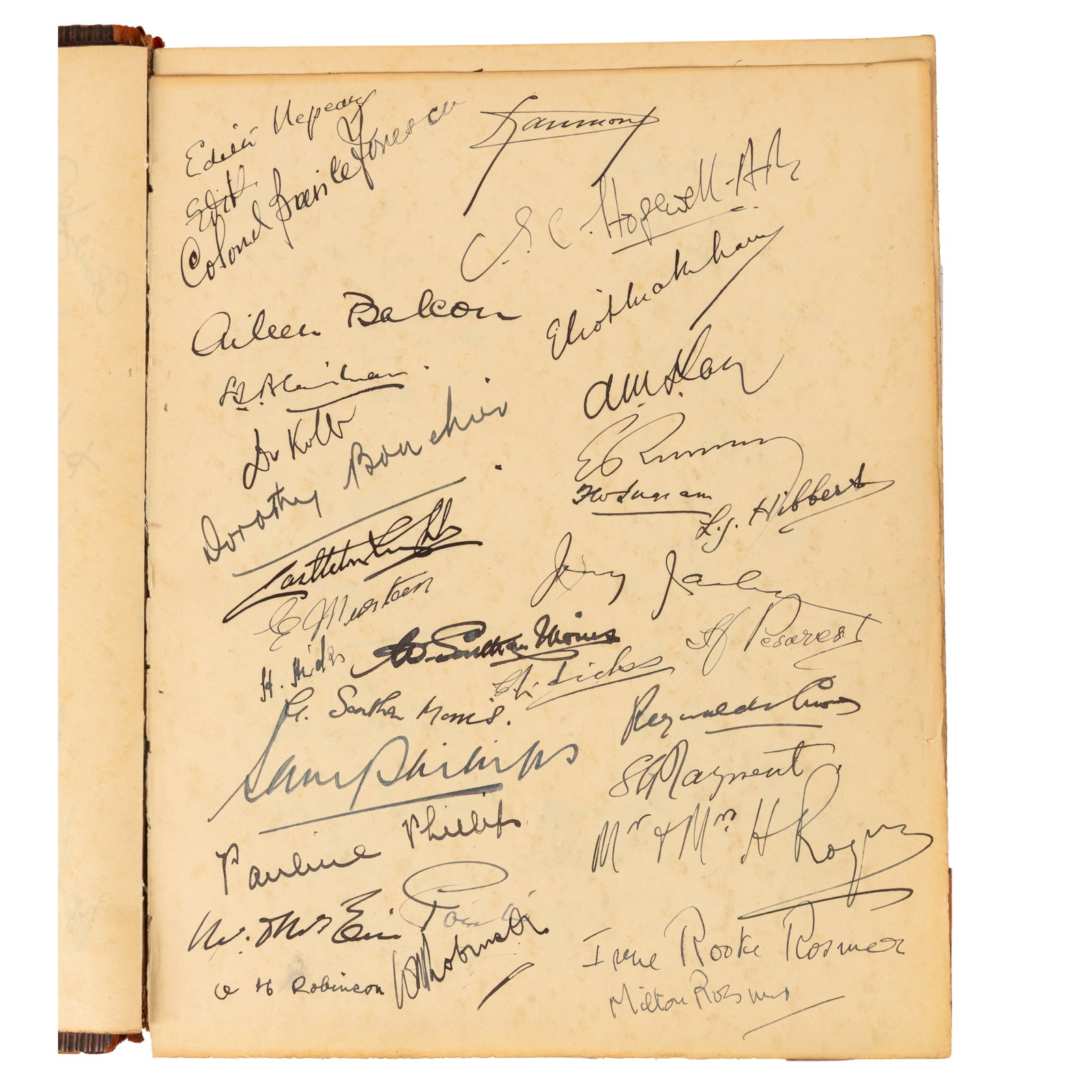 Autograph Album.- Incl. Edward, Prince of Wales c. 1930s - 6