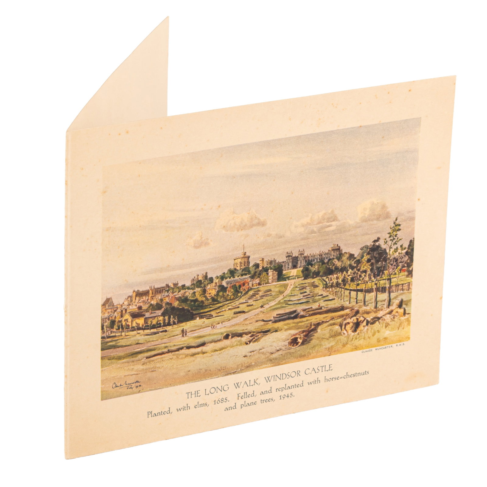 George VI, King of the United Kingdom & Elizabeth, Queen Consort Signed Royal Christmas card, 1950 - 2