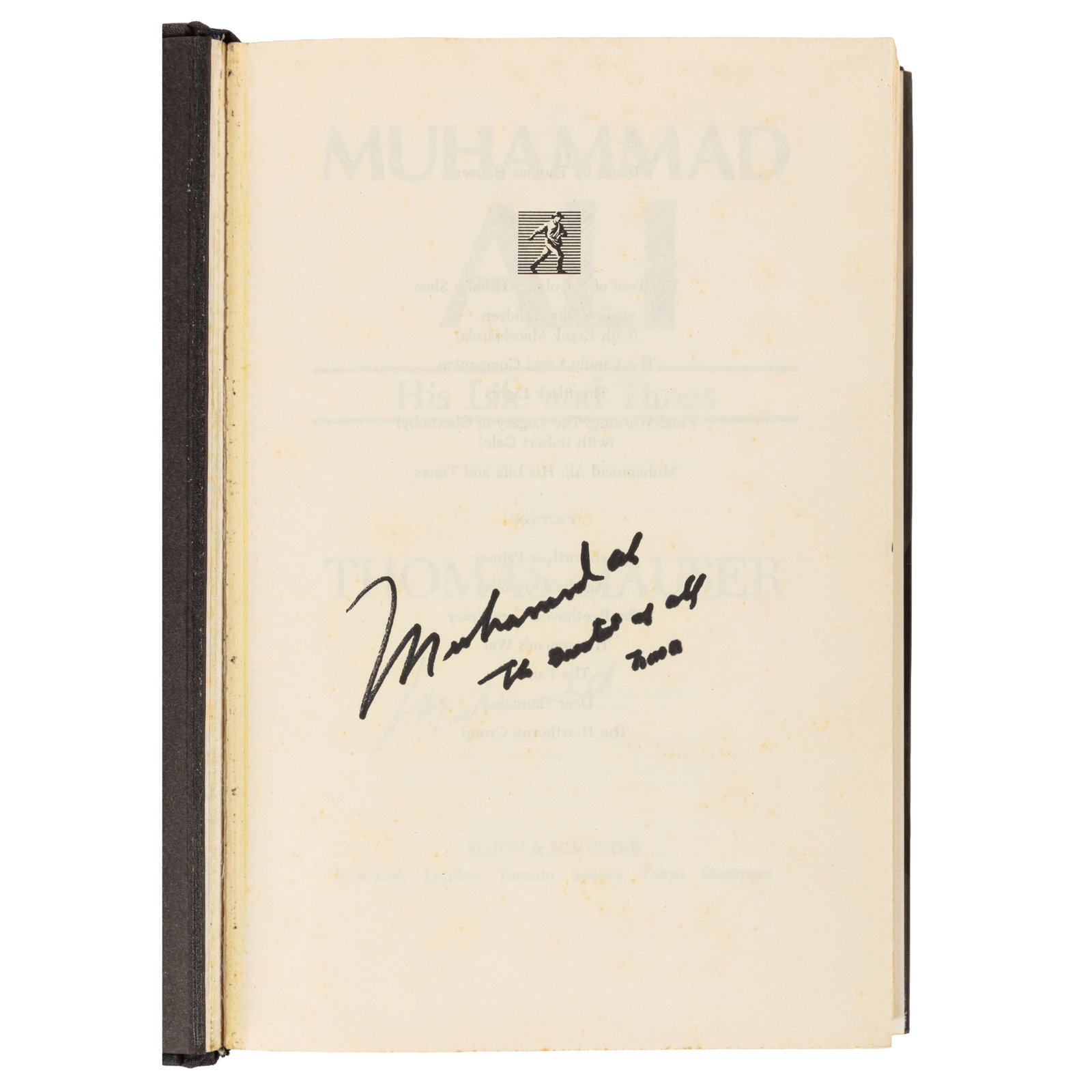 Ali (Muhammad) Muhammad Ali. His Life and Times, signed copy - 2