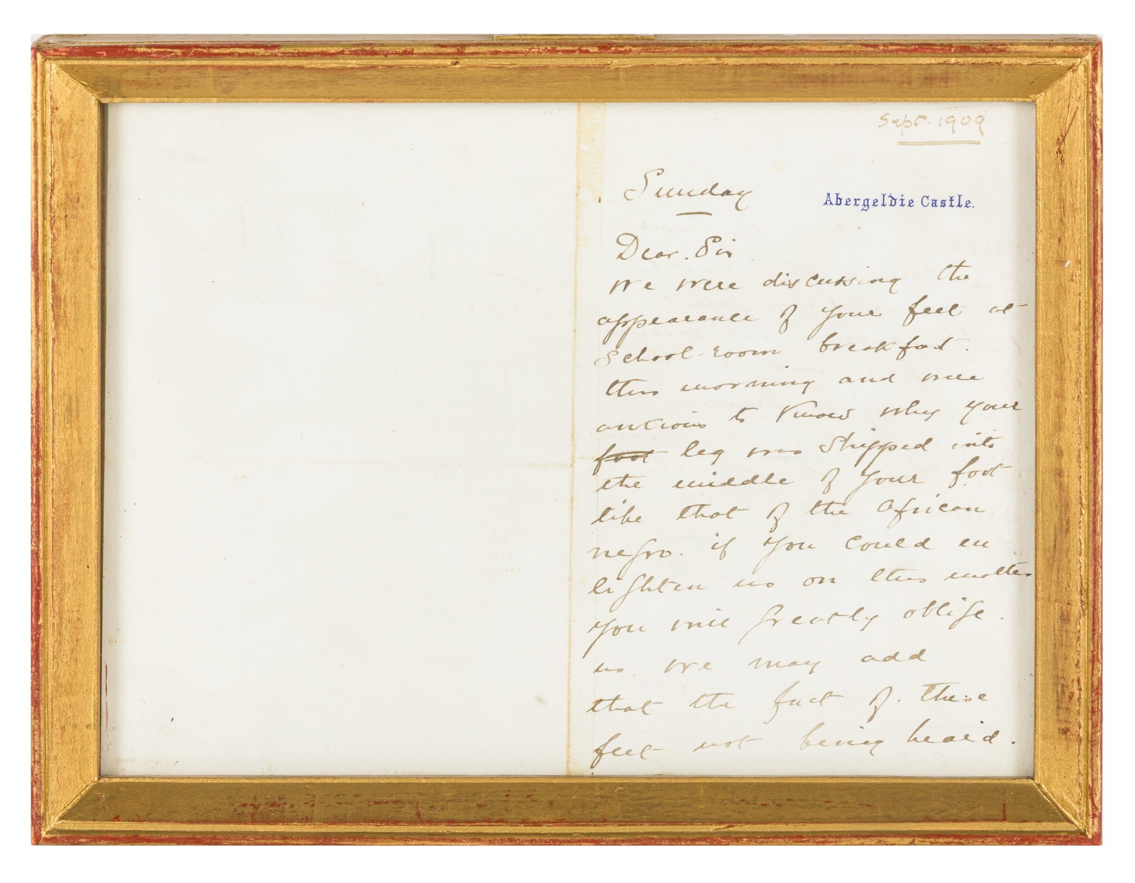 Children of King George V [Princess Mary, Prince Edward and Prince Henry] Letter signed - 2