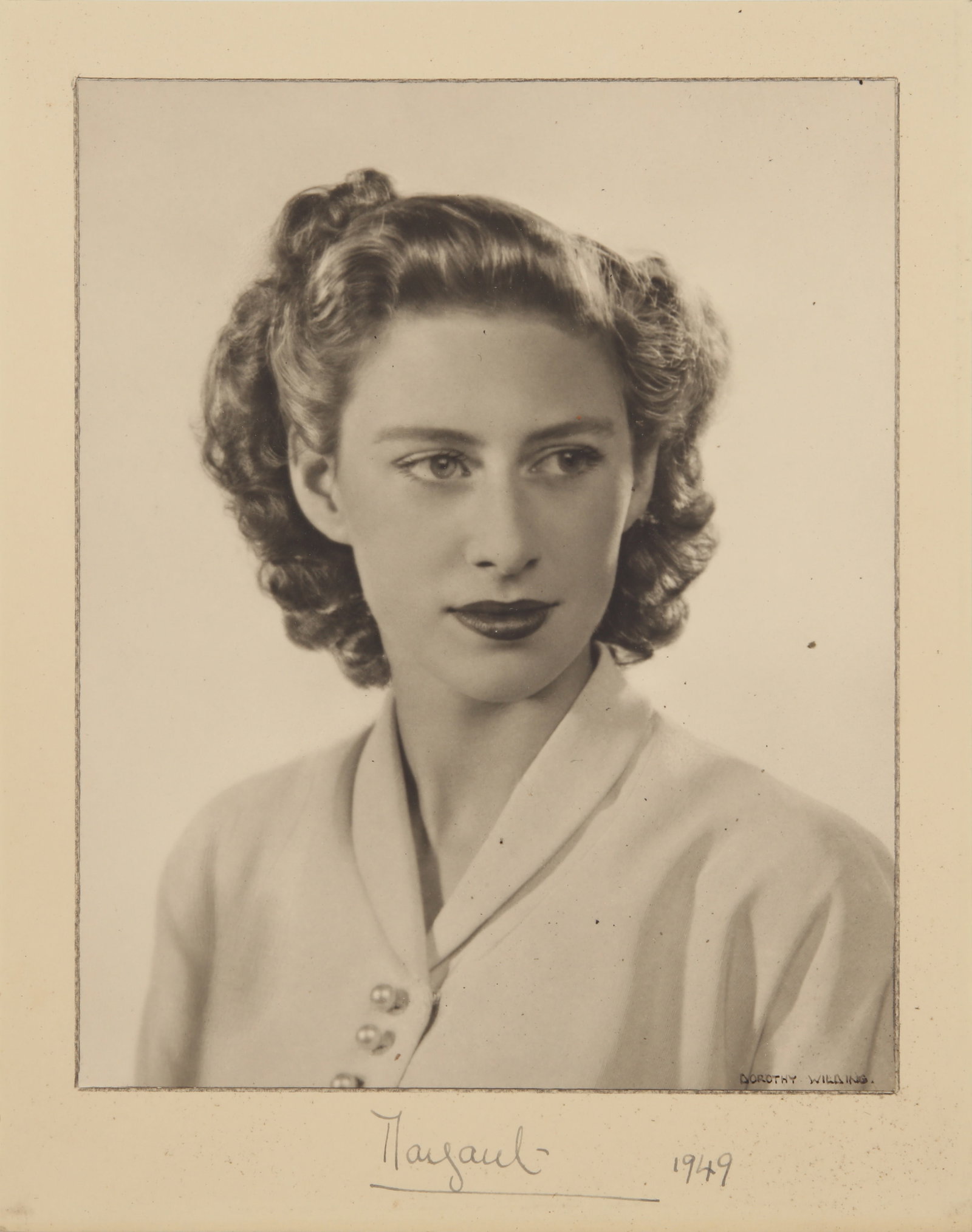 Princess Margaret, Countess of Snowdon Dorothy Wilding signed photograph, 1949 - 5