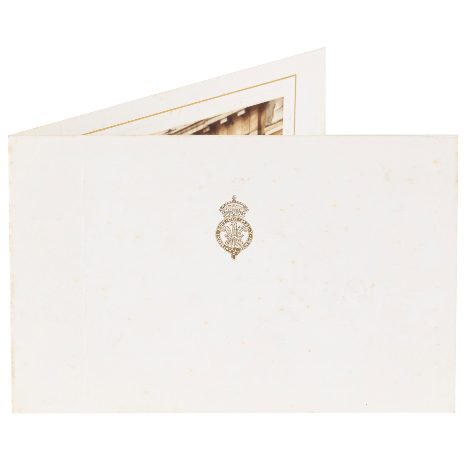 Charles III, King of the United Kingdom Royal Christmas card, 1980 - 3