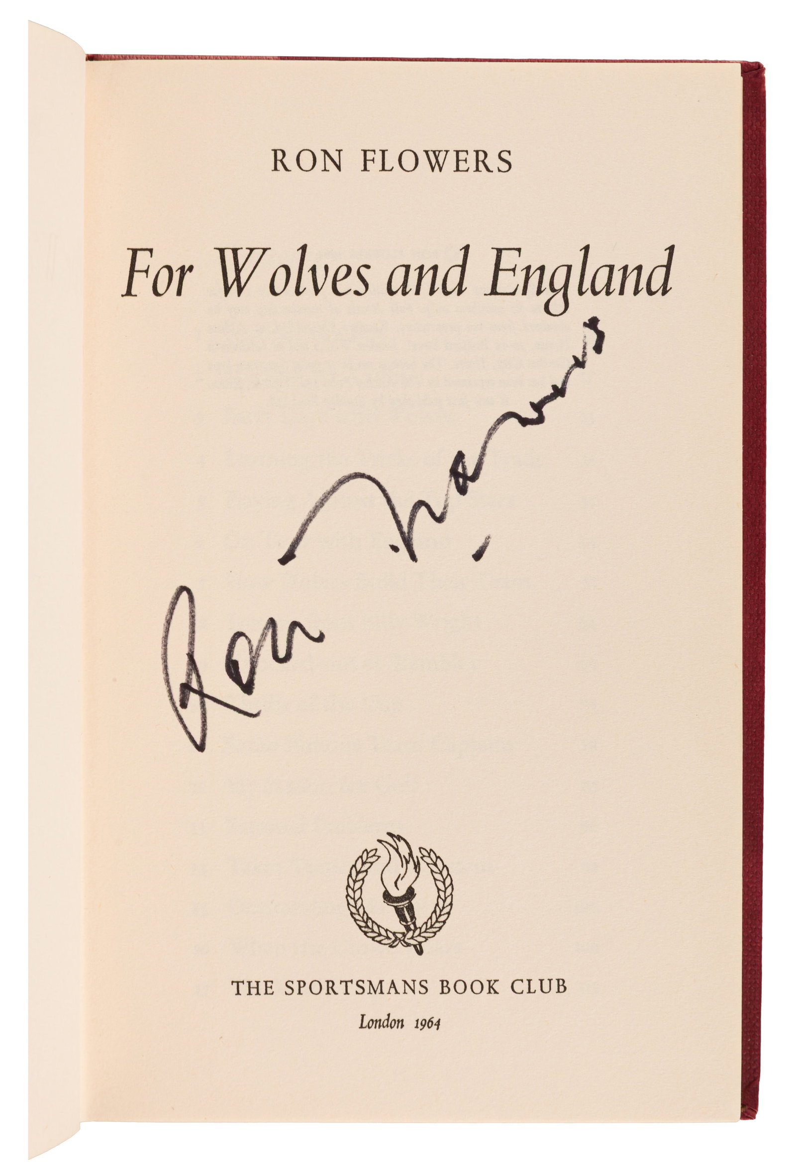 Football Interest.- Billy Wright Group of four signed volumes - 4