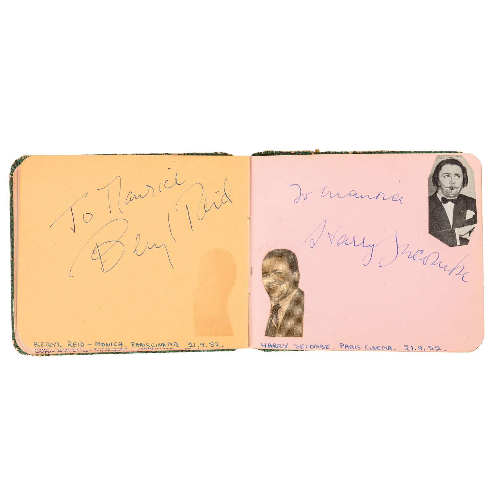 Autograph Albums.- Actors & Entertainers c. 1950s - 2