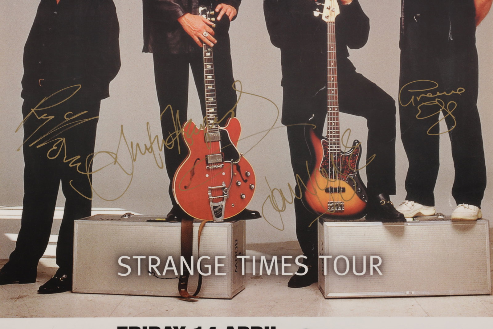 The Moody Blues Signed poster - 2