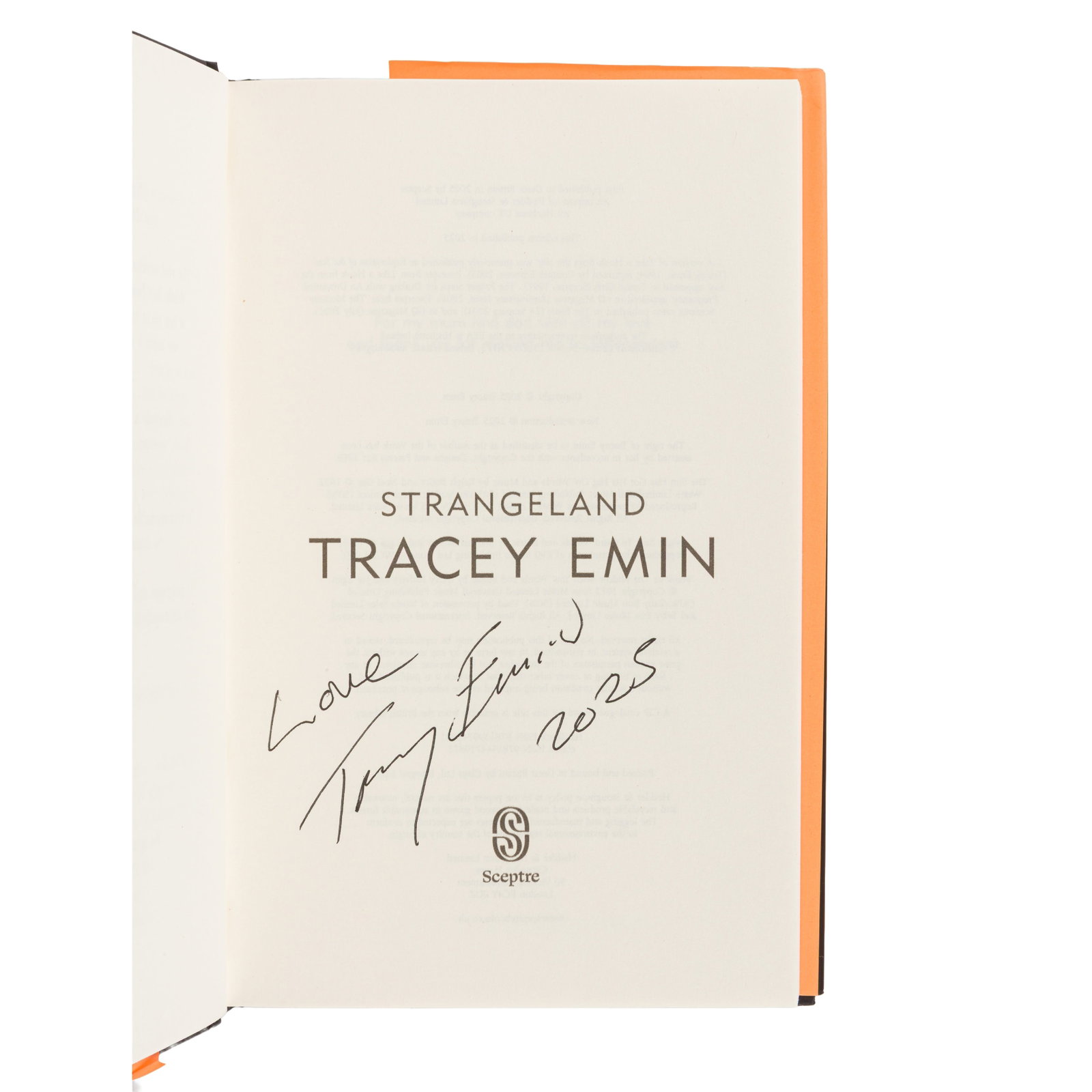 Emin (Tracey) Signed books - 4