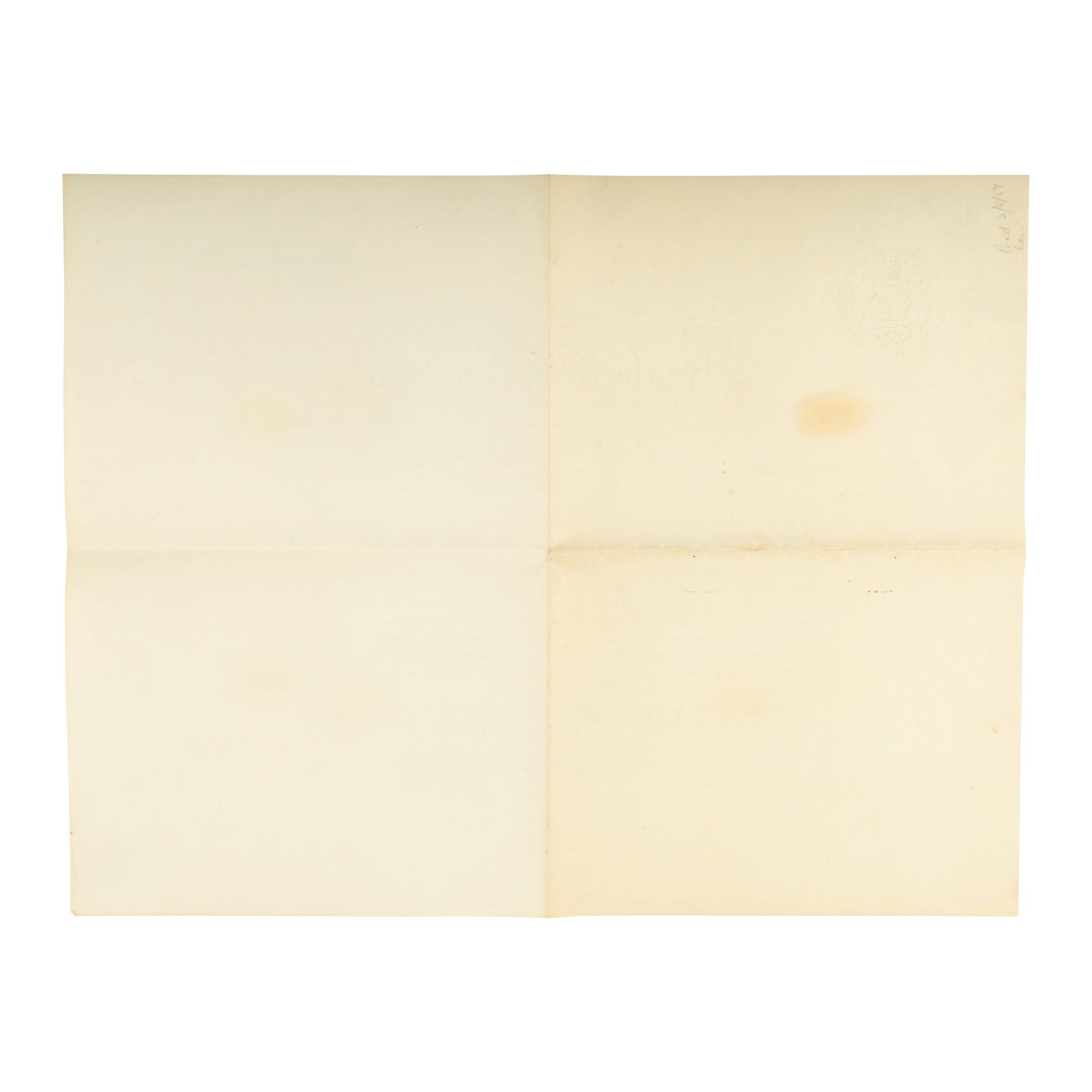 Elizabeth II, Queen of the United Kingdom Signed diplomatic document - 2