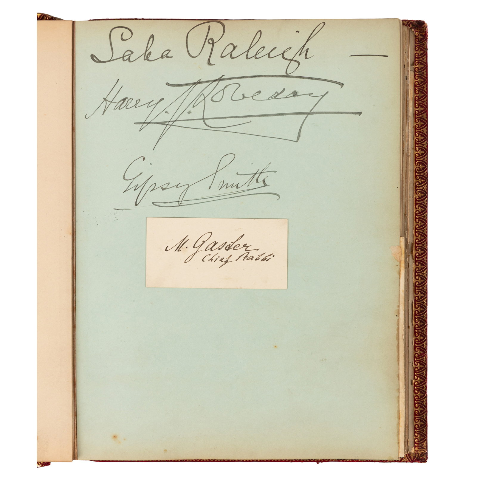 Autograph Album.- Incl. Churchill, Scott, Stoker Manchester, early 20th cetury - 2
