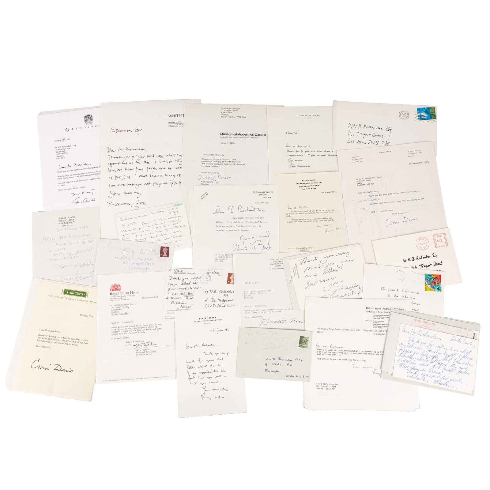 Autograph Collection.- Companions of Honour Group of letters - 2