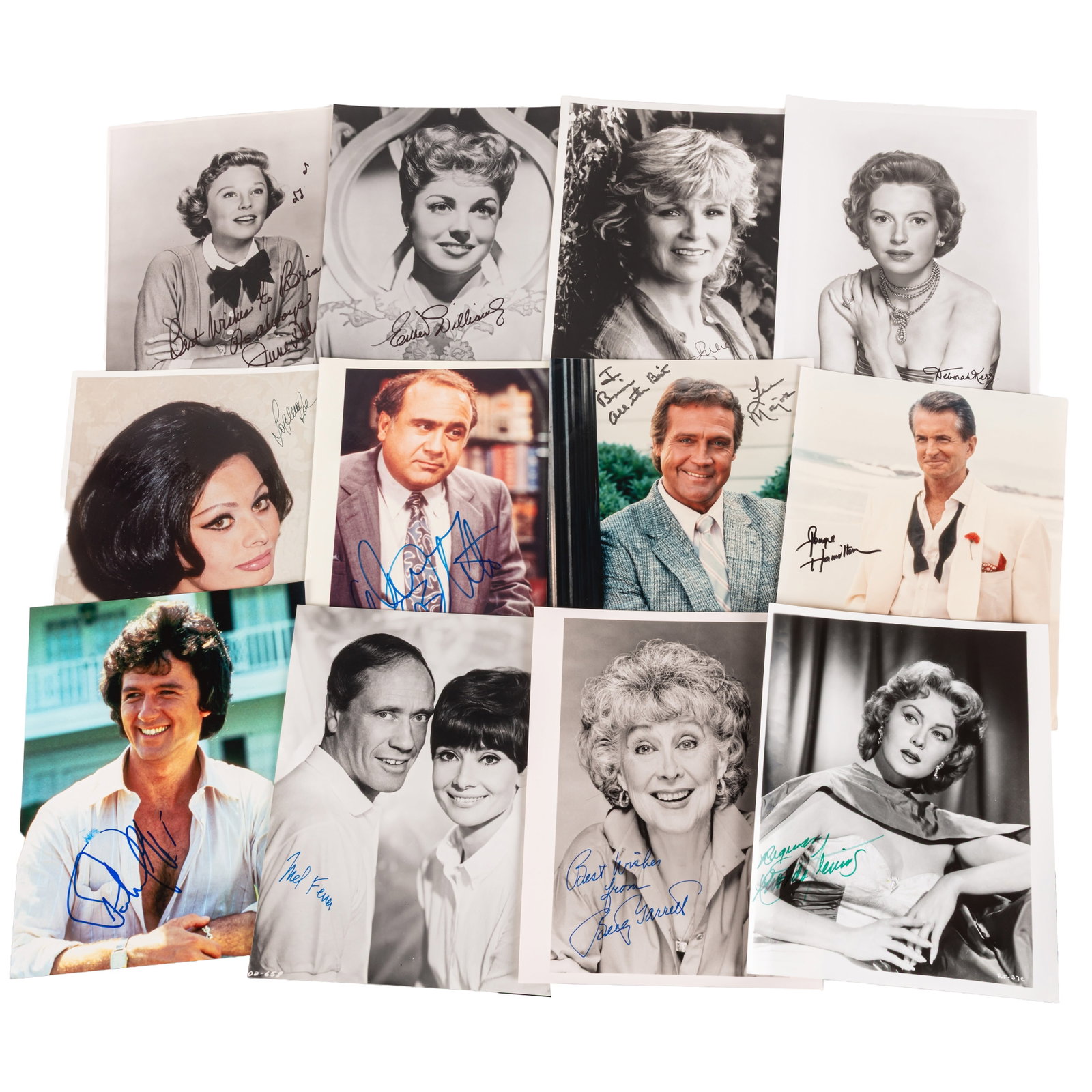 Photograph Collection.- Actors & Actresses Signed photographs - 2