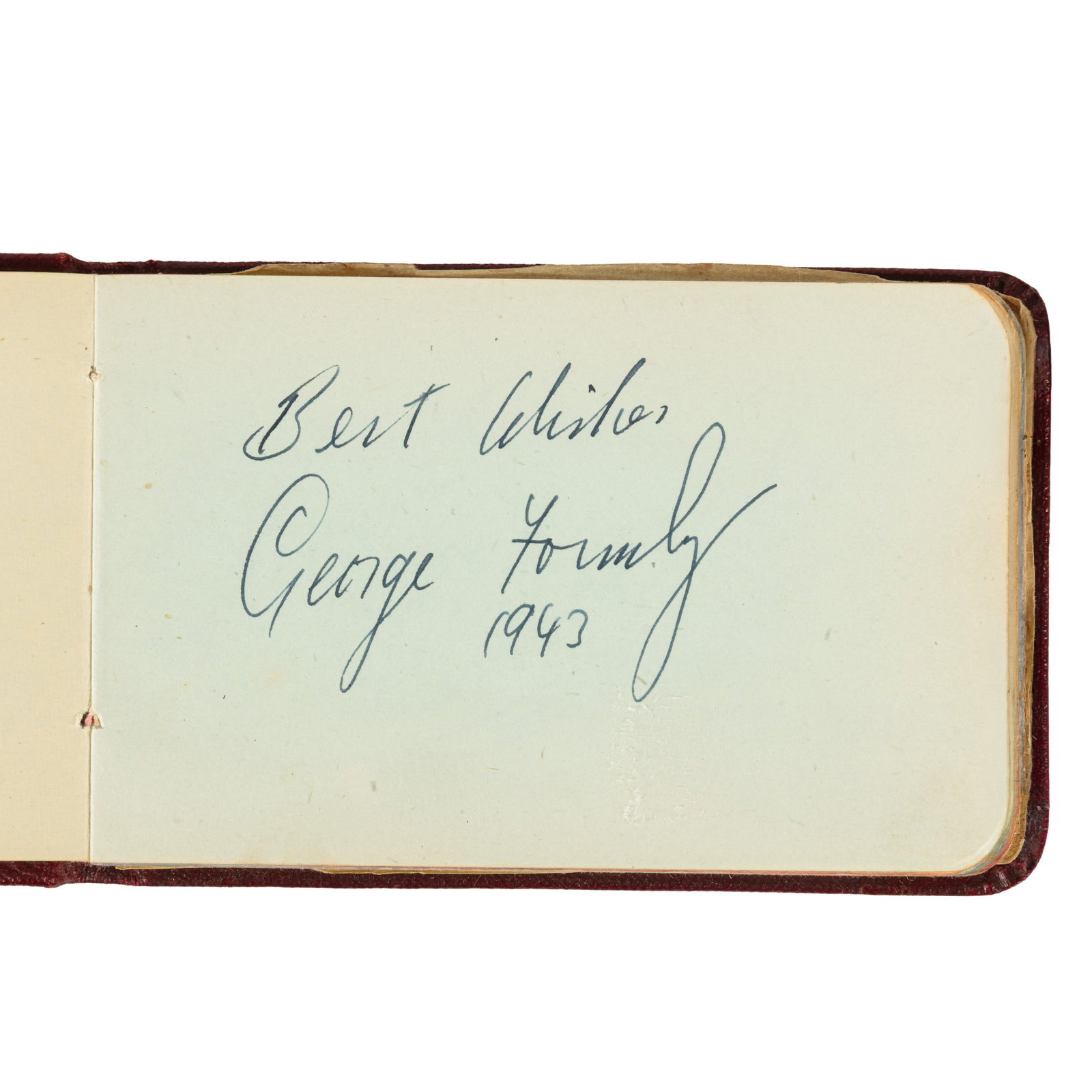 Autograph album.- Incl. Gertrude Lawrence c. 1930s - 2