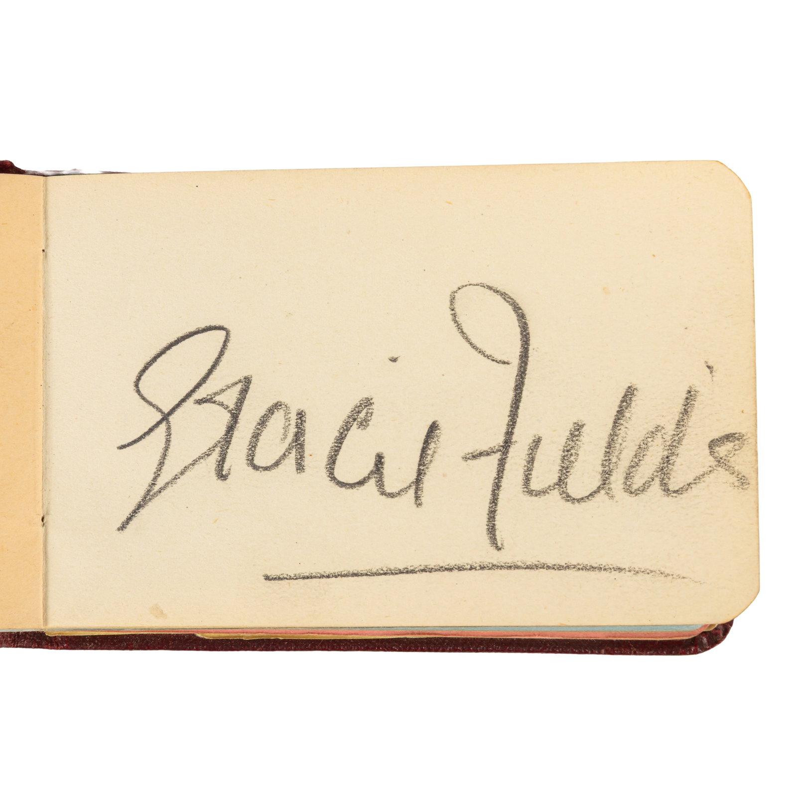 Autograph album.- Incl. Gertrude Lawrence c. 1930s - 4