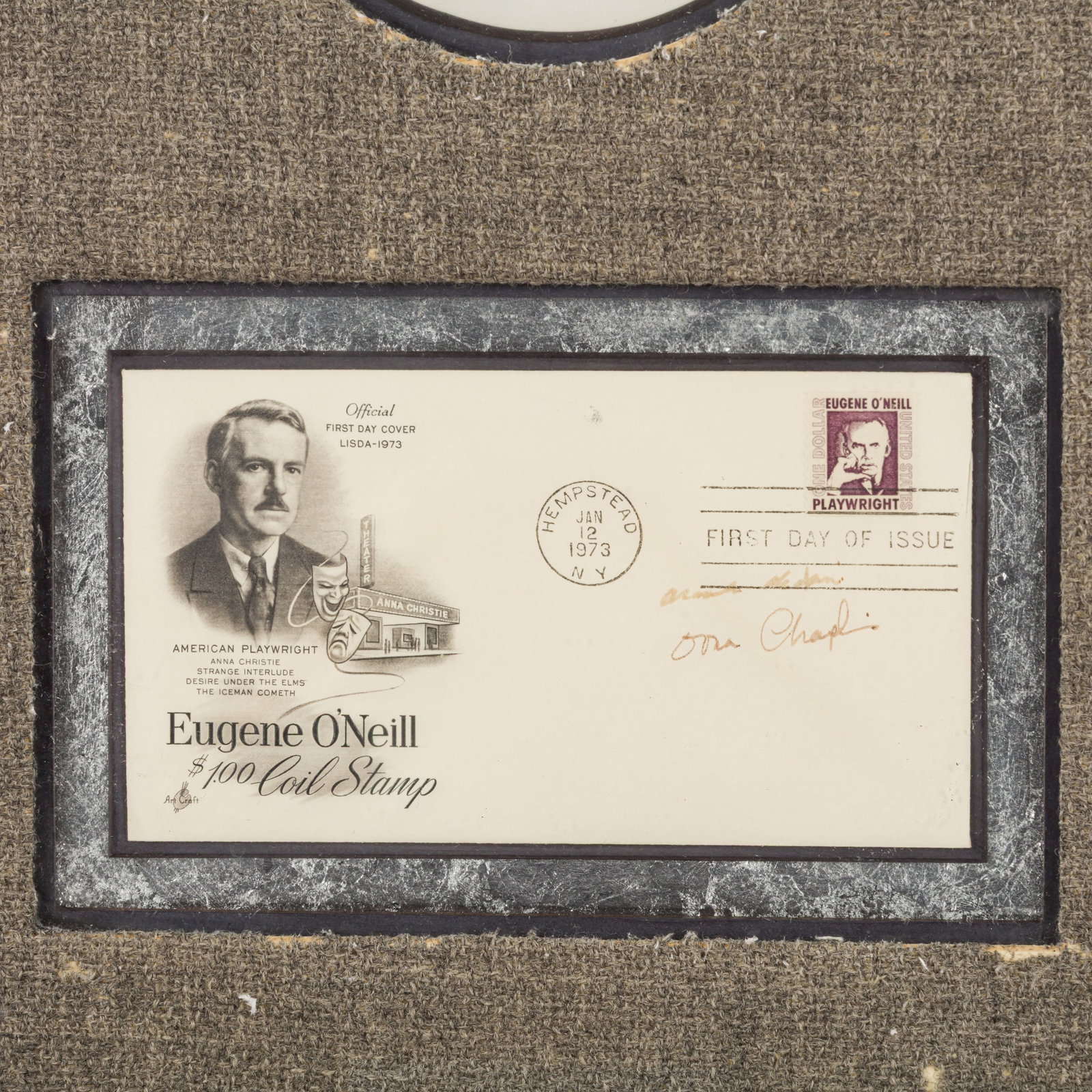 Chaplin (Charlie ) & Oona Signed First Day Cover - 2