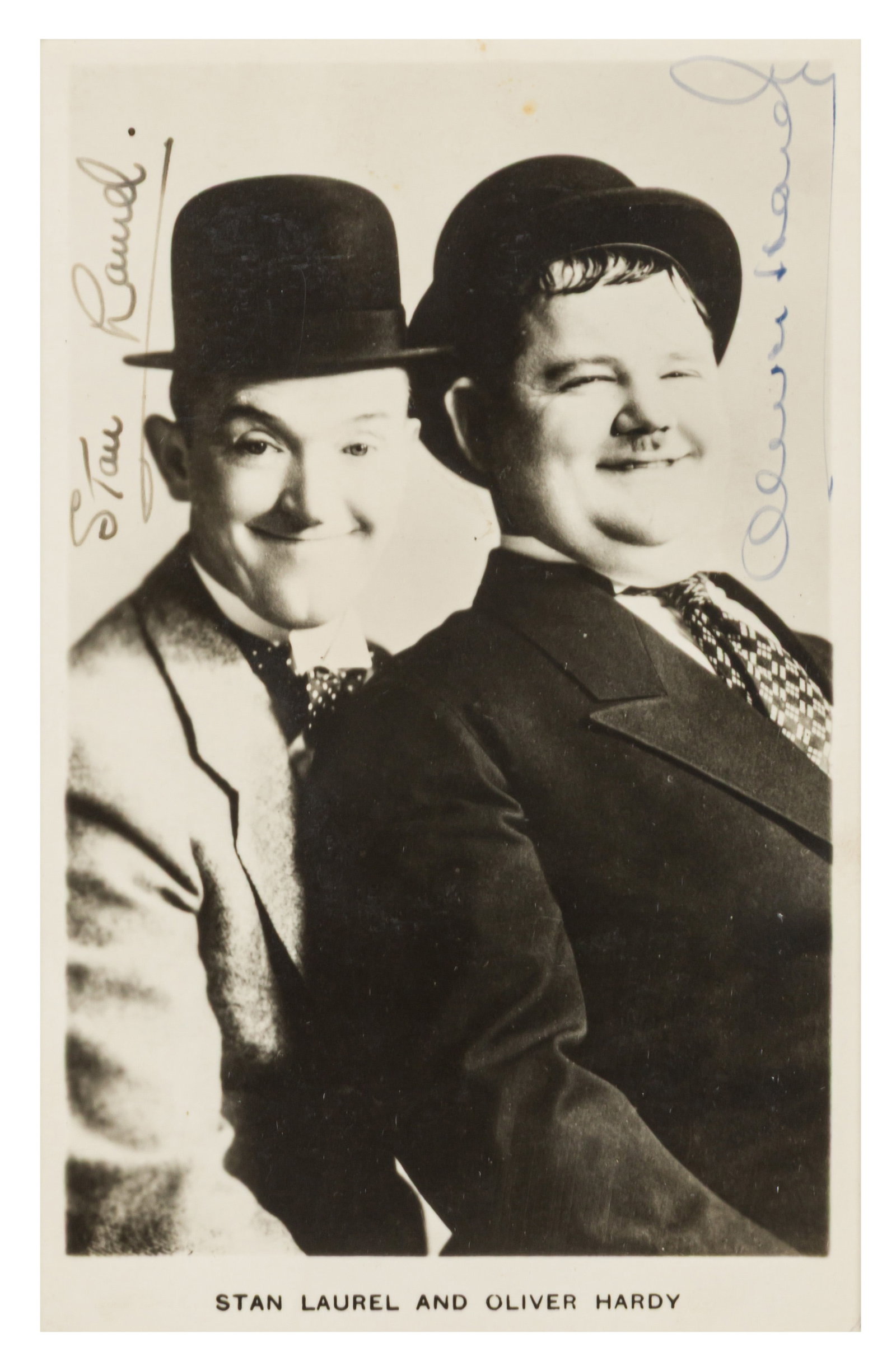 Laurel (Stan) & Oliver Hardy Signed photograph - 2