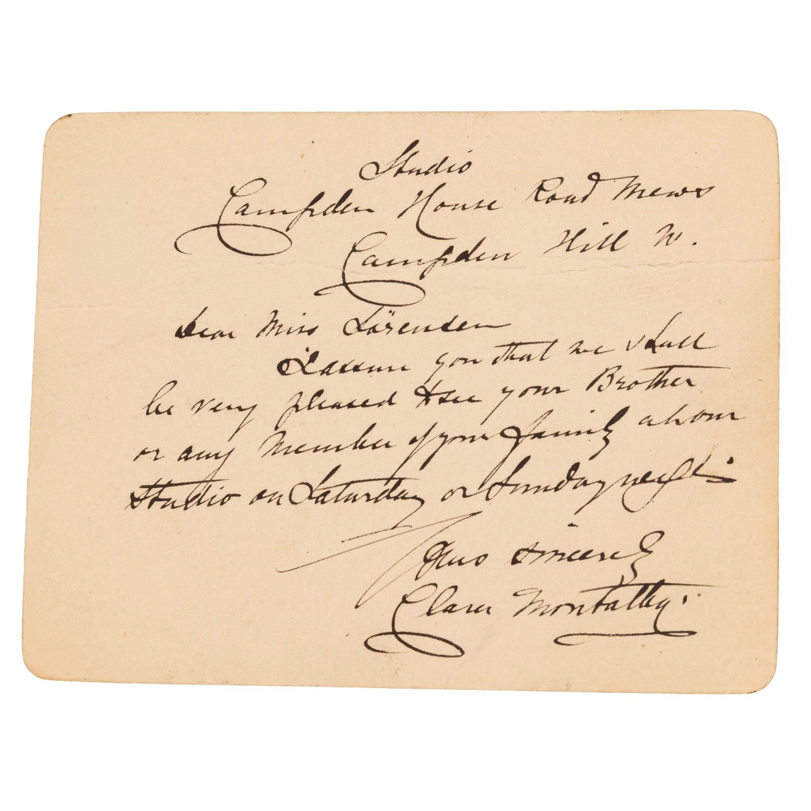 Autograph Collection.- Artists & Illustrators Signed cards, letters and photographs - 3
