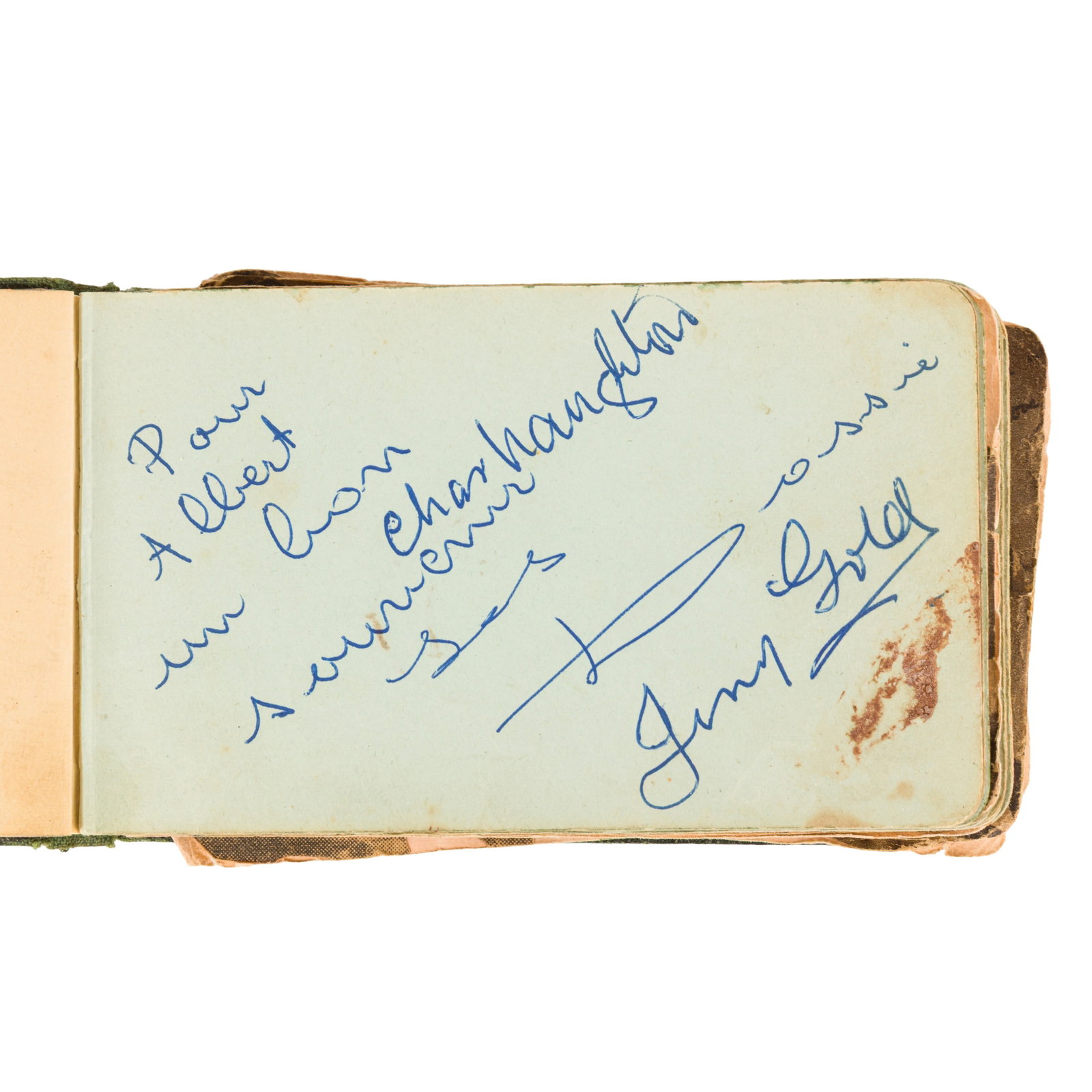 Autograph Album.- Incl. Frank Sinatra c. 1950s - 5