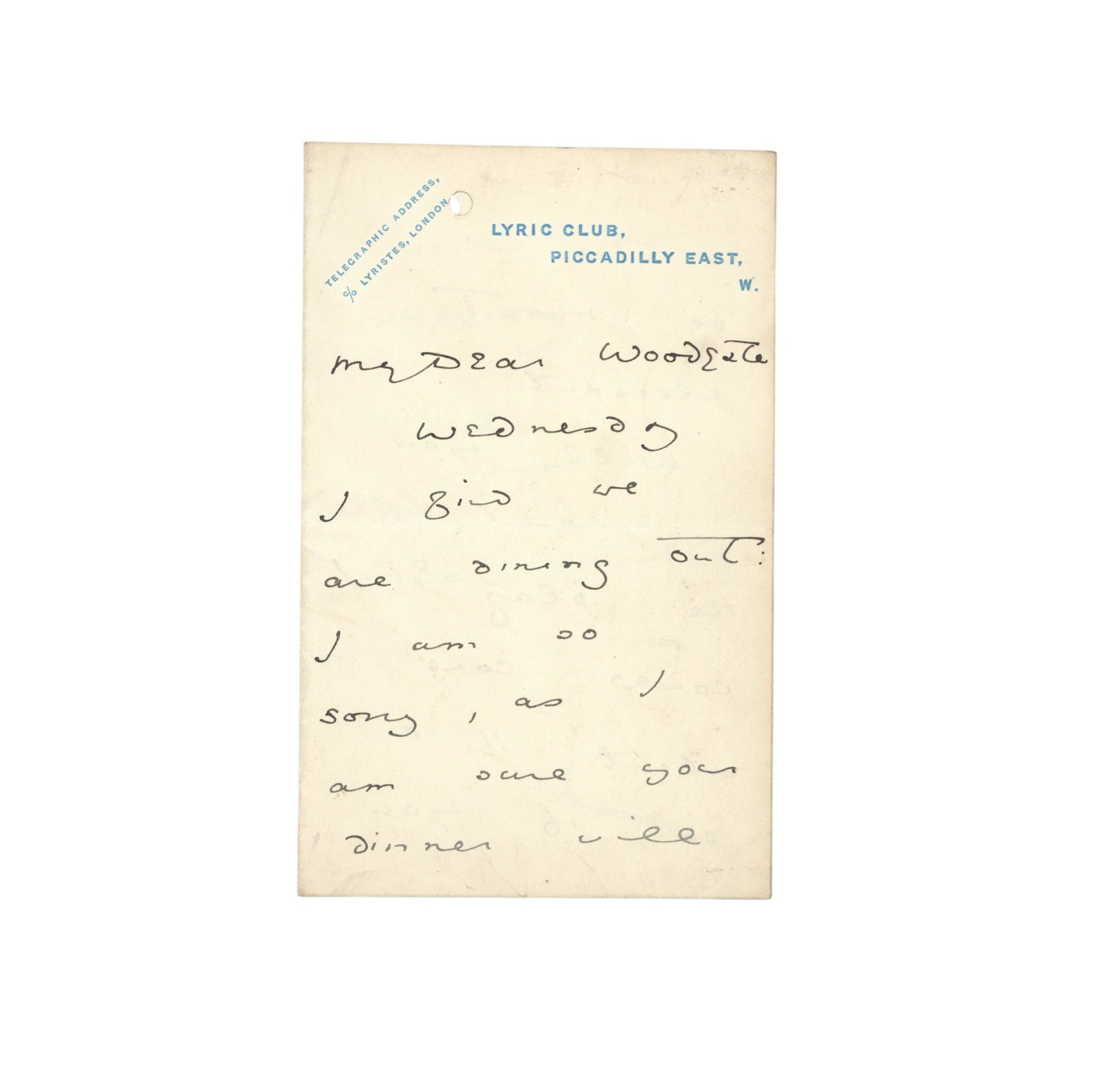 Wilde (Oscar) Autograph letter signed ("Oscar Wilde") - 2
