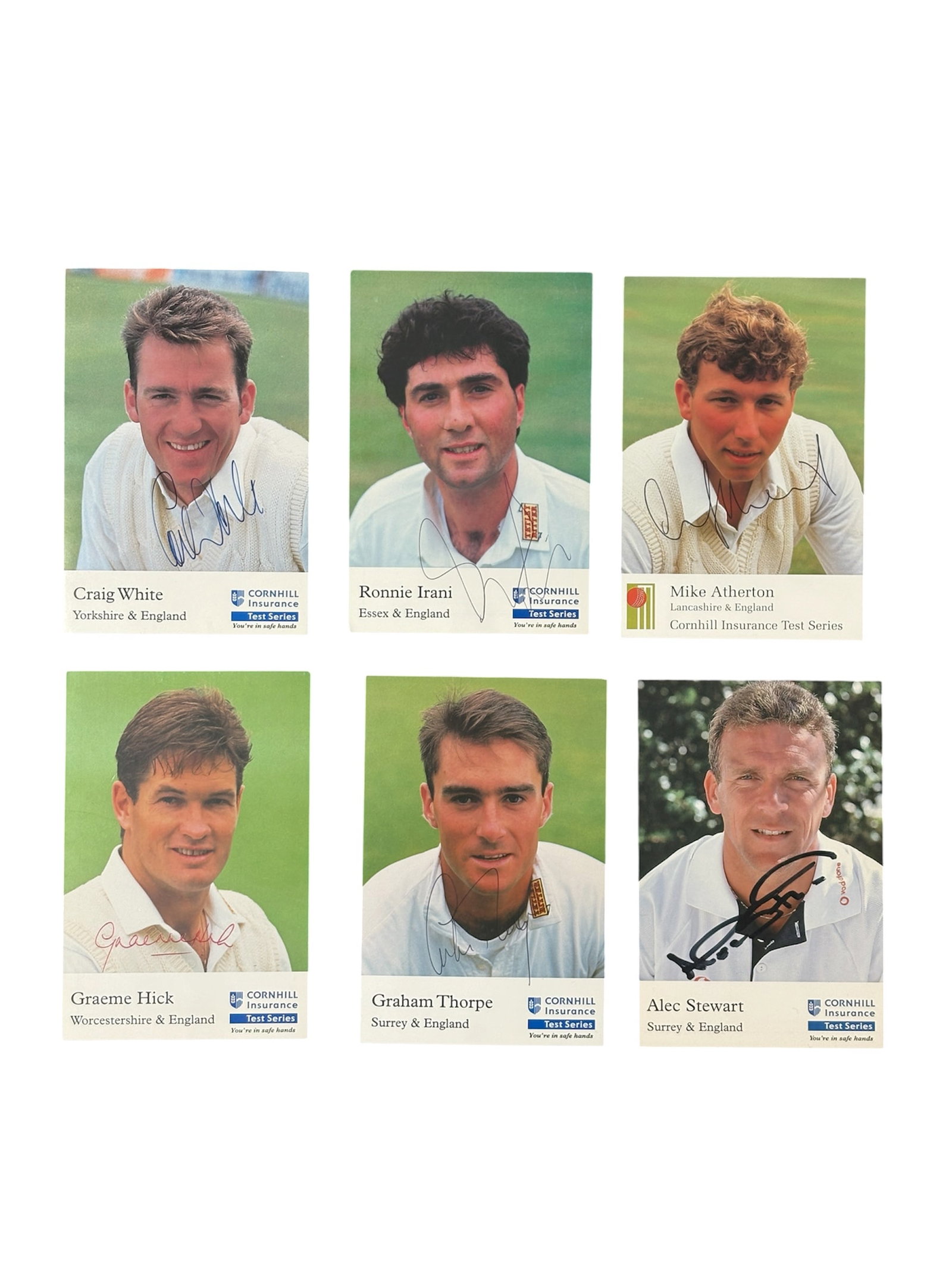 Photograph Collection.- Cricket Interest Signed photographs: Photograph Collection.- Cricket Interest Signed photographs Collection of photographs signed by various international cricketers, including: Adrian Hall, Ryan McLaren, Martin Arnsfield, Alviro