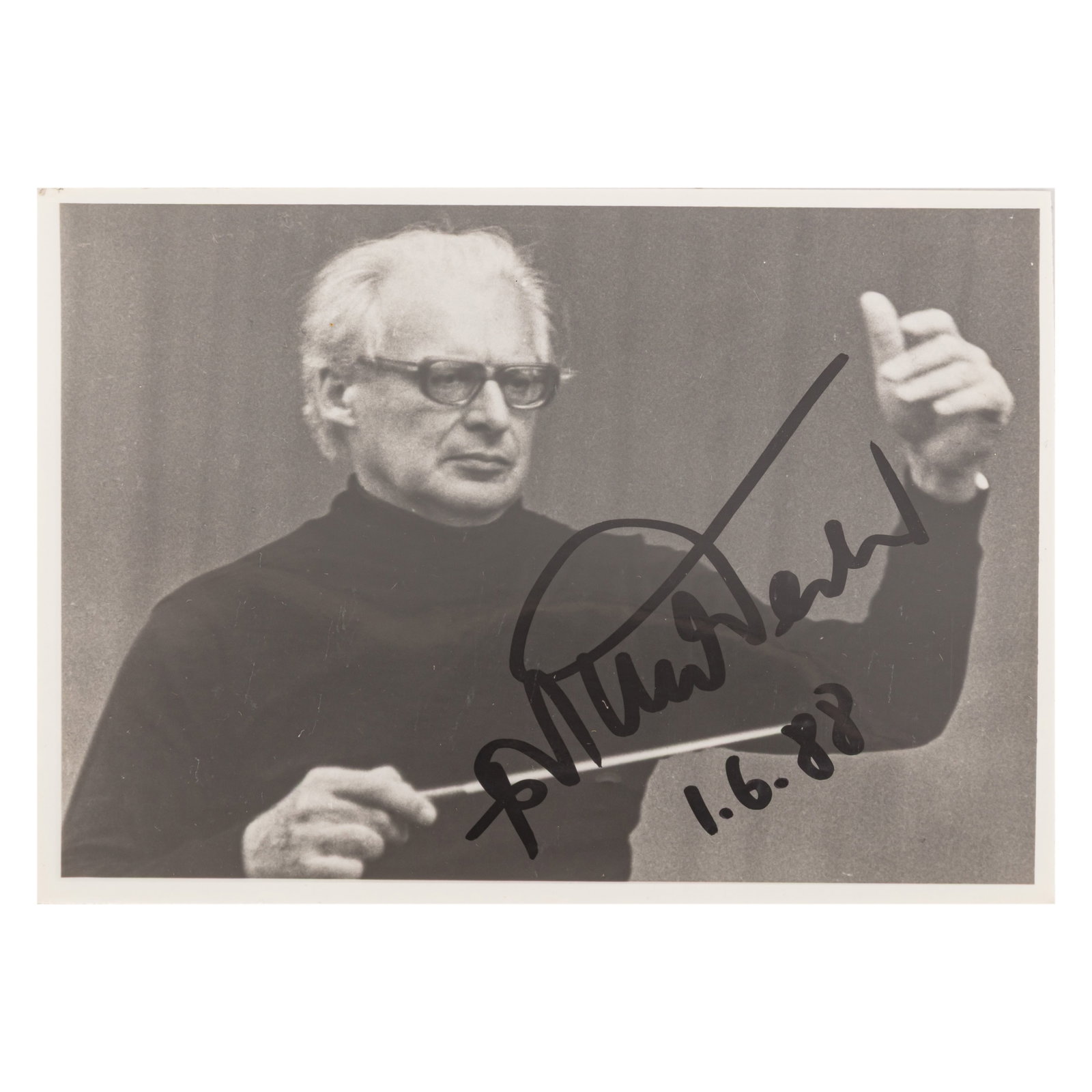 Autograph Collection.- Musicians Signed cards, letters and photographs - 4
