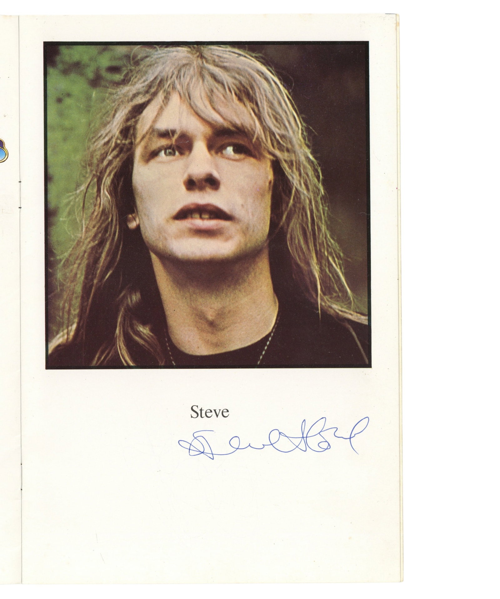 Yes Signed UK Tour Programme, 1973 - 2