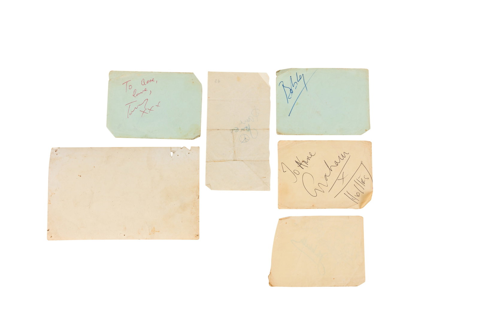 Music Interest.- Signed album pages, c. 1960s - 2