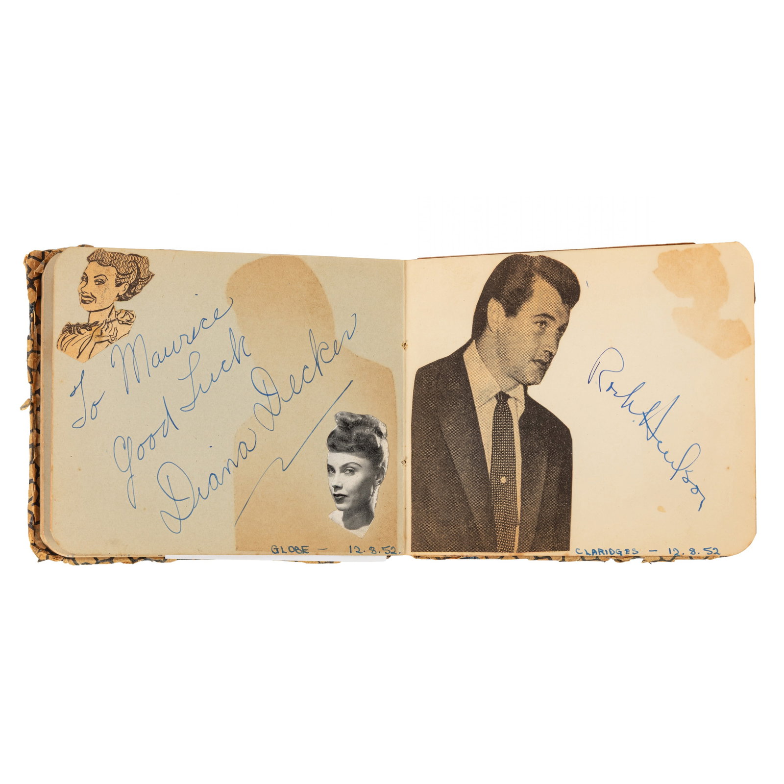 Autograph Album.- Incl. Charlie Chaplin c. 1950s - 2